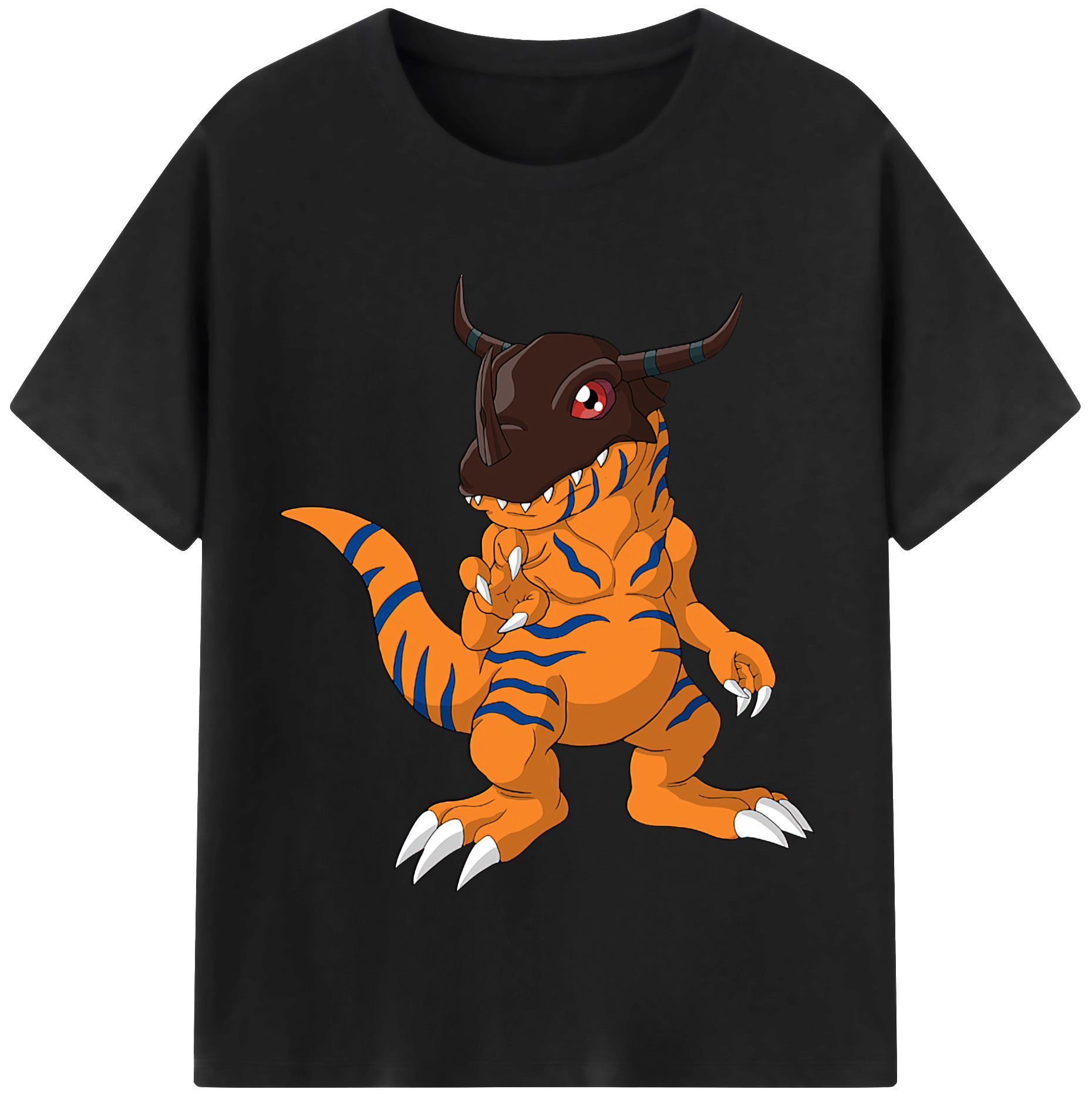 （画像用） Digimon デジタルモンスター/デジモン レディースカジュアルプリントTシャツ（綿100％）