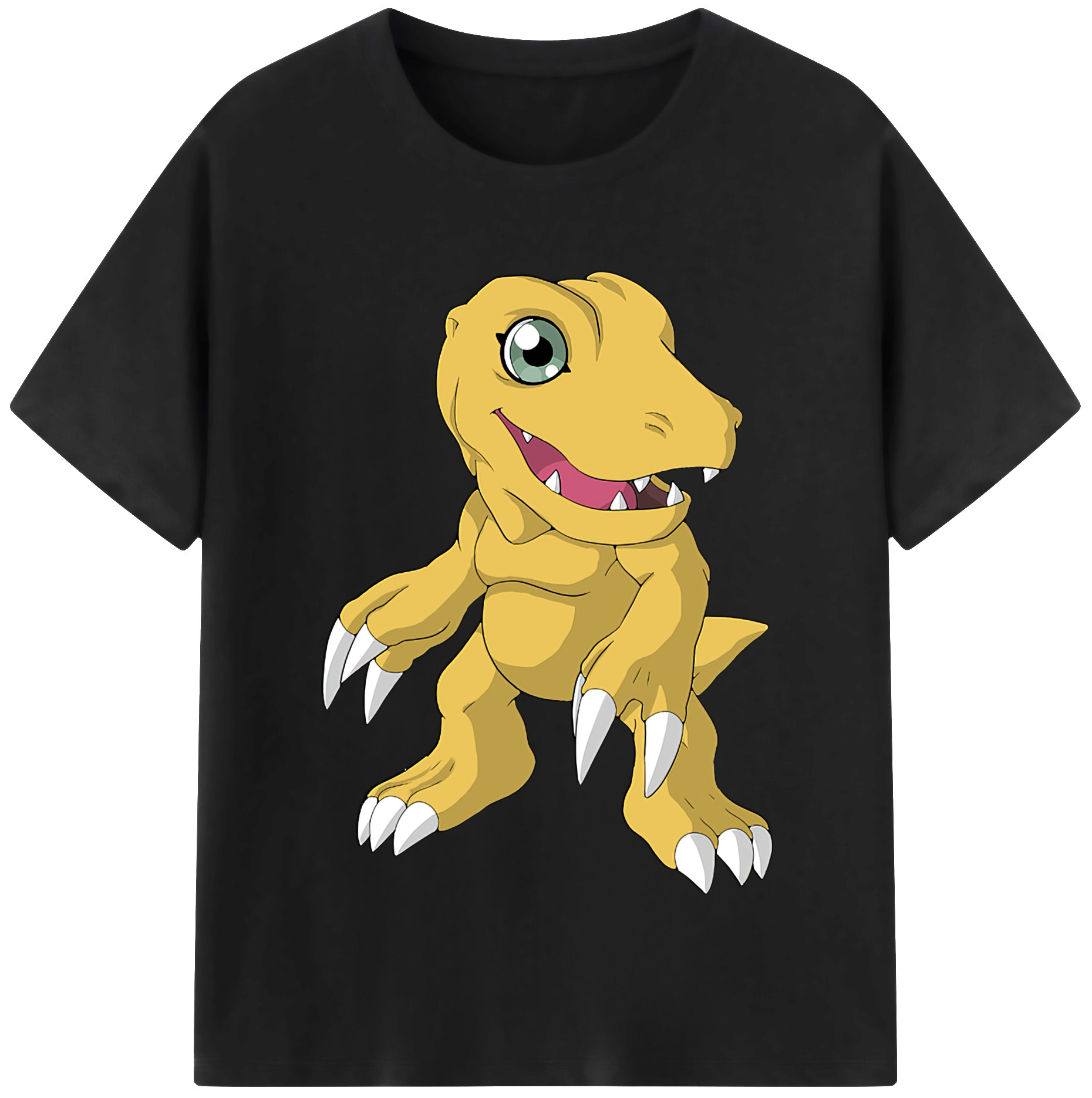 （画像用） Digimon デジタルモンスター/デジモン レディースカジュアルプリントTシャツ（綿100％）