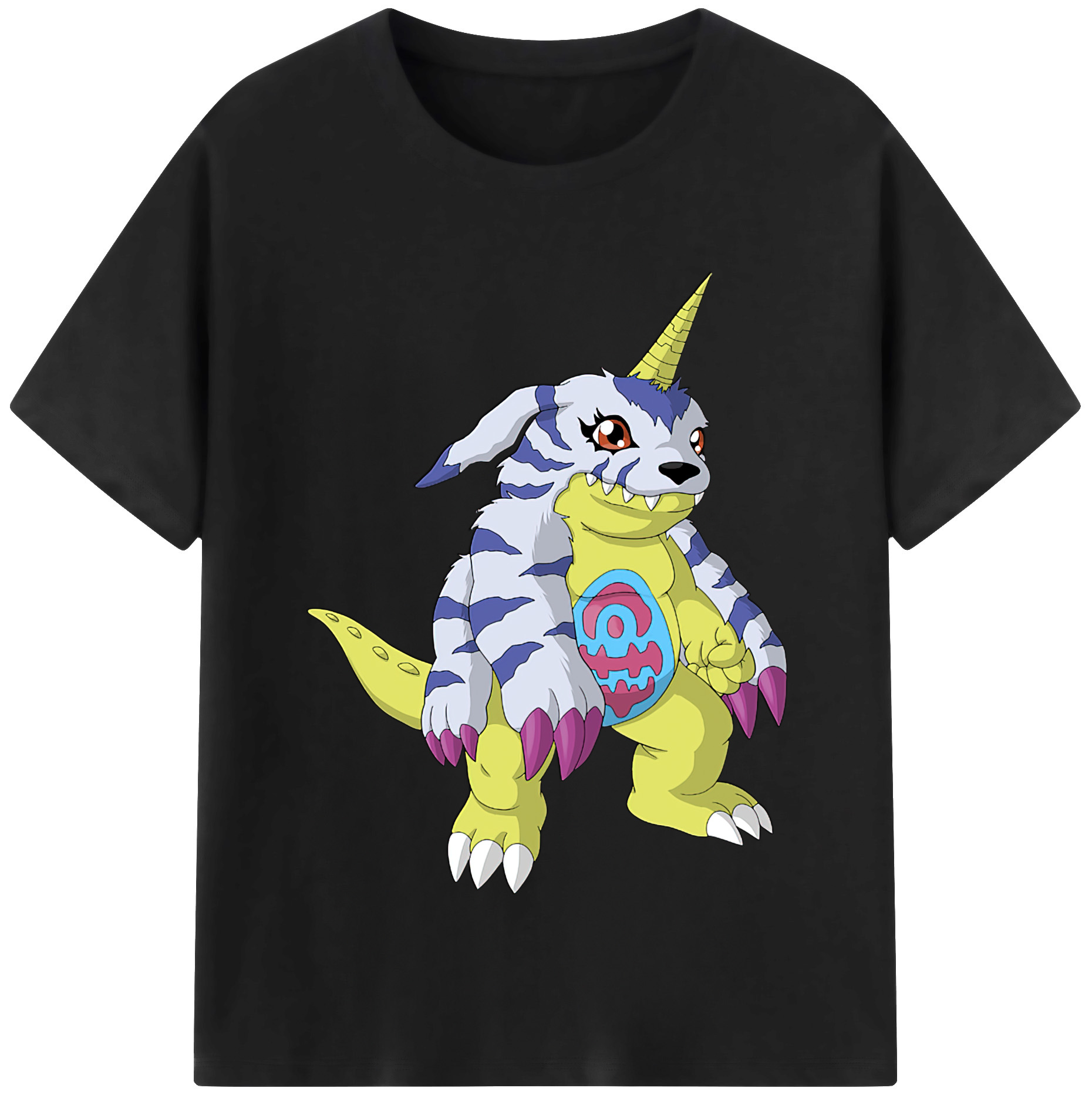 （画像用） Digimon デジタルモンスター/デジモン レディースカジュアルプリントTシャツ（綿100％）