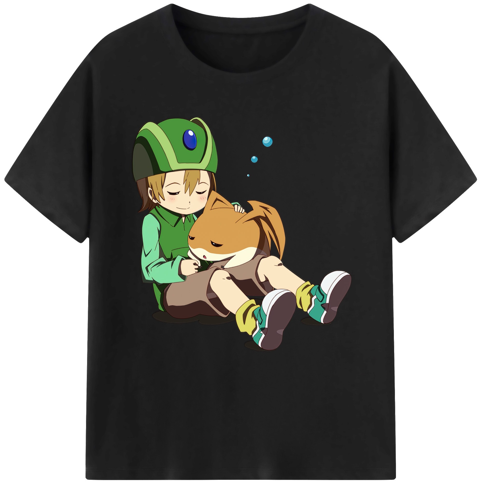 （画像用） Digimon デジタルモンスター/デジモン レディースカジュアルプリントTシャツ（綿100％）