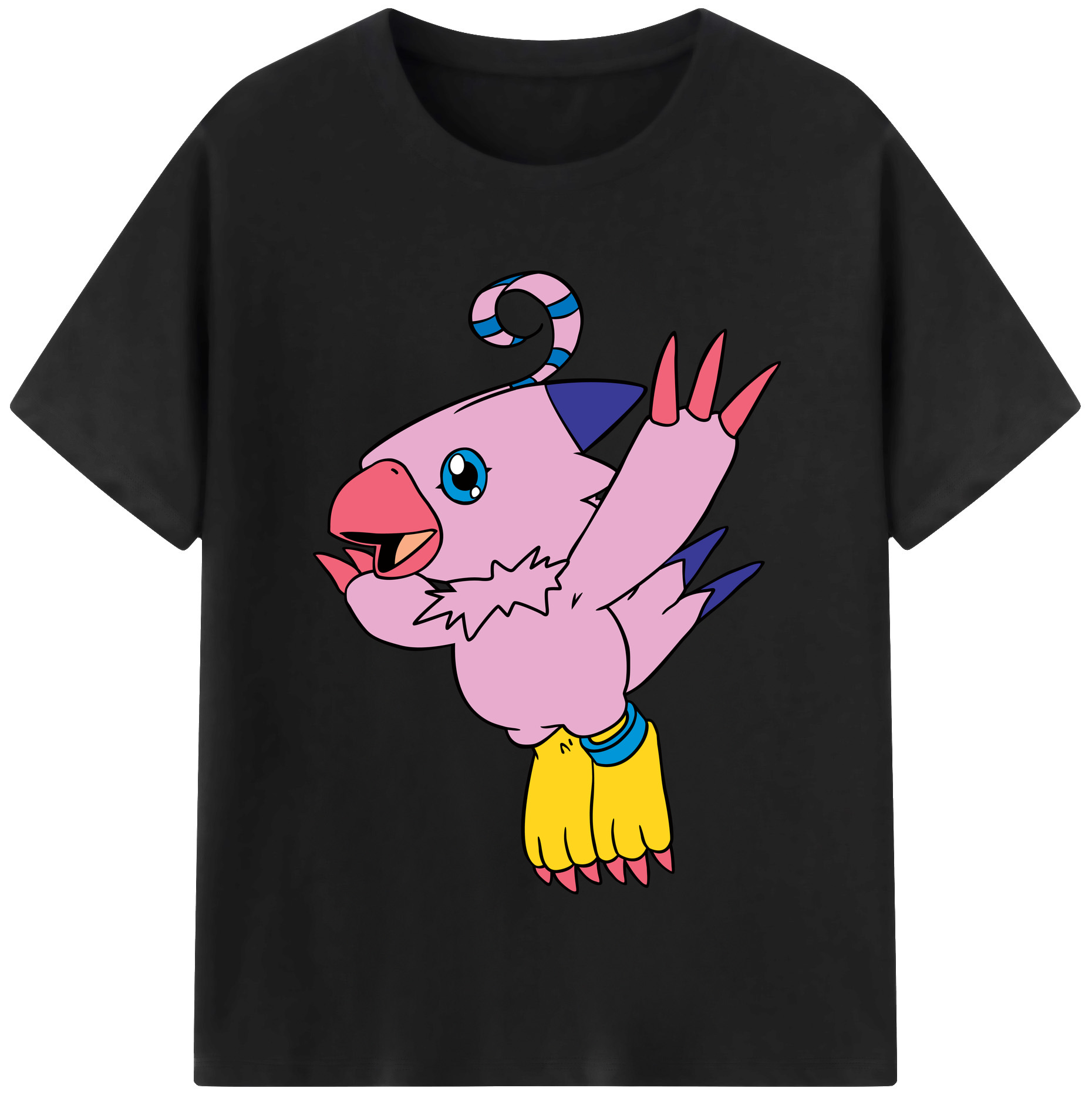 （画像用） Digimon デジタルモンスター/デジモン レディースカジュアルプリントTシャツ（綿100％）