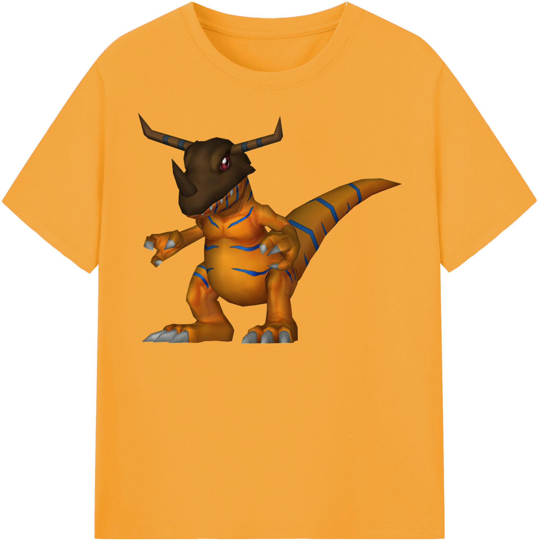 （画像用） Digimon デジタルモンスター/デジモン レディースカジュアルプリントTシャツ（綿100％）