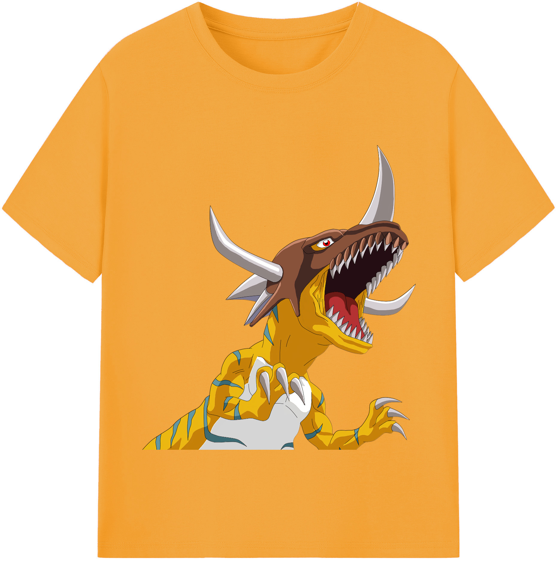 （画像用） Digimon デジタルモンスター/デジモン レディースカジュアルプリントTシャツ（綿100％）