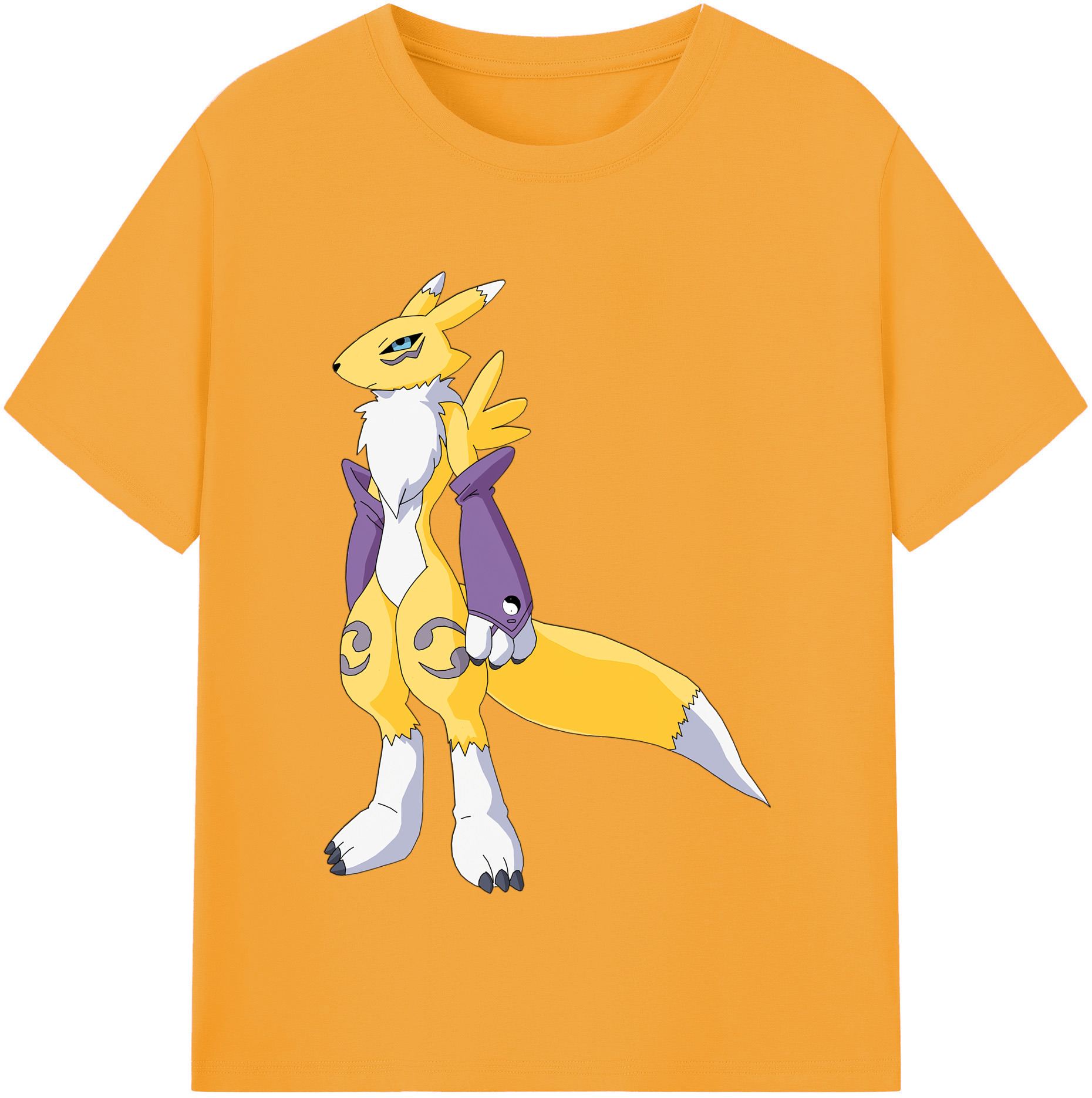 （画像用） Digimon デジタルモンスター/デジモン レディースカジュアルプリントTシャツ（綿100％）