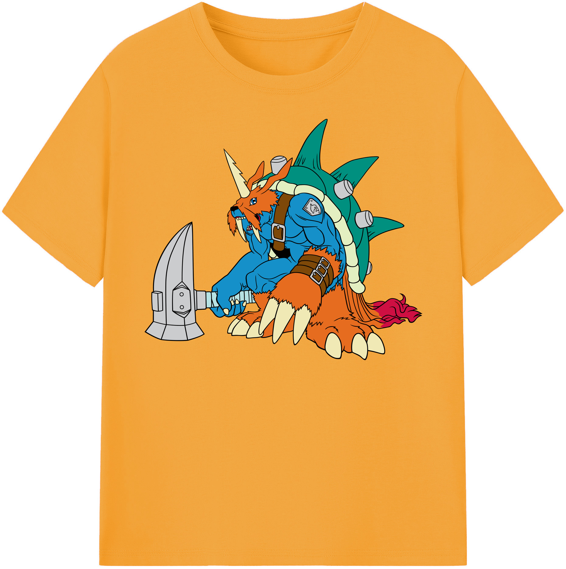 （画像用） Digimon デジタルモンスター/デジモン レディースカジュアルプリントTシャツ（綿100％）