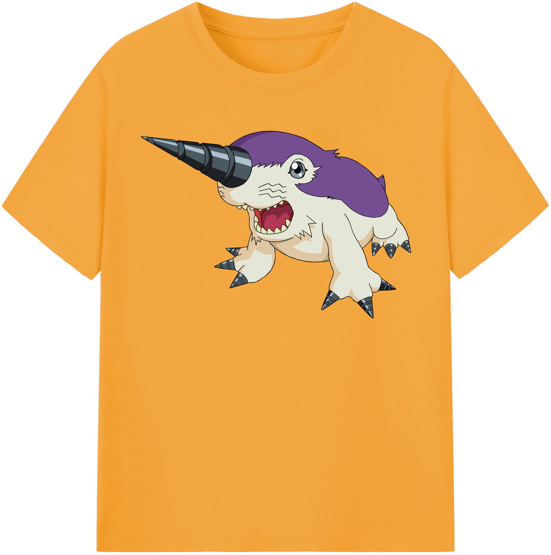 （画像用） Digimon デジタルモンスター/デジモン レディースカジュアルプリントTシャツ（綿100％）