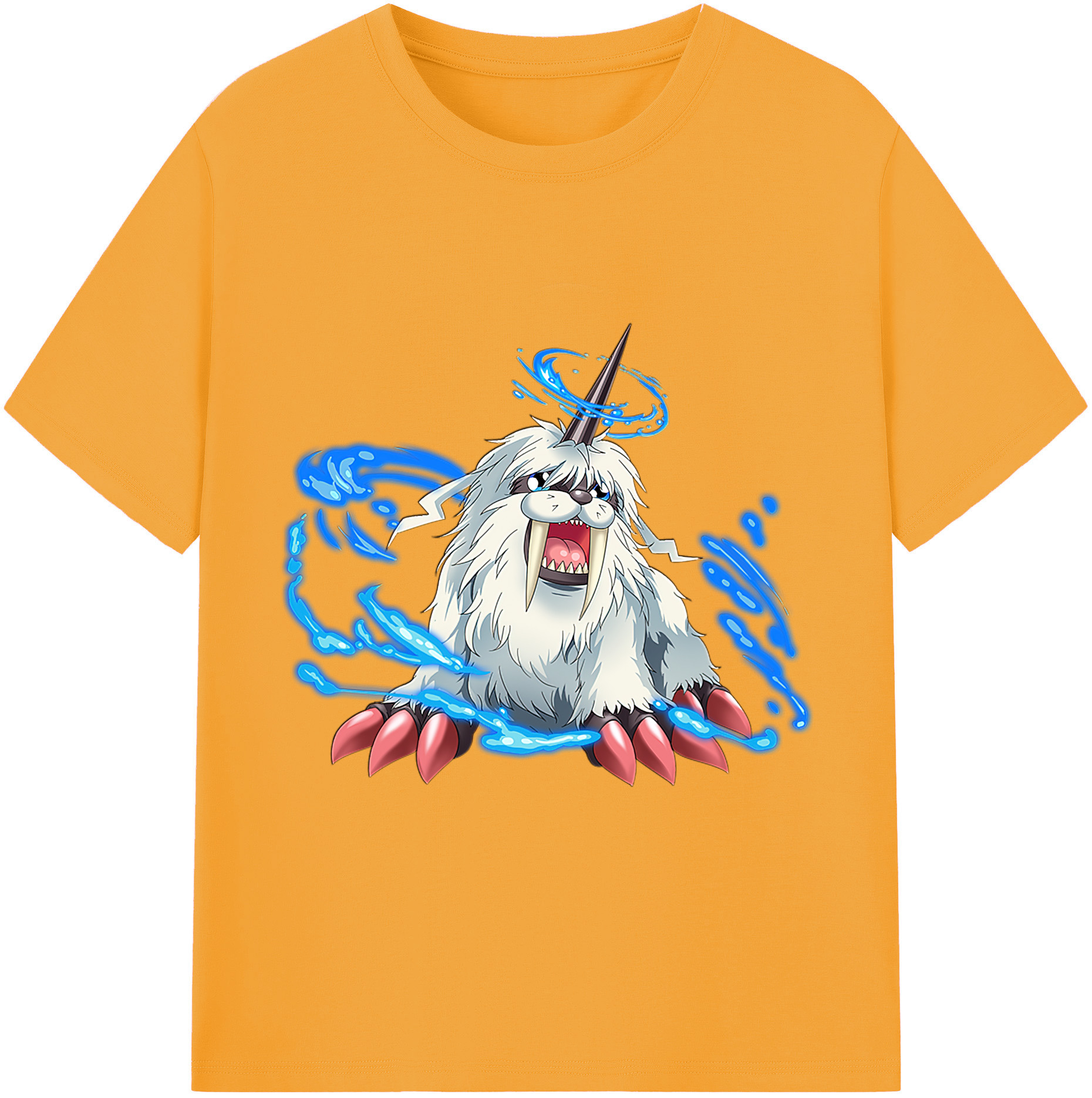 （画像用） Digimon デジタルモンスター/デジモン レディースカジュアルプリントTシャツ（綿100％）