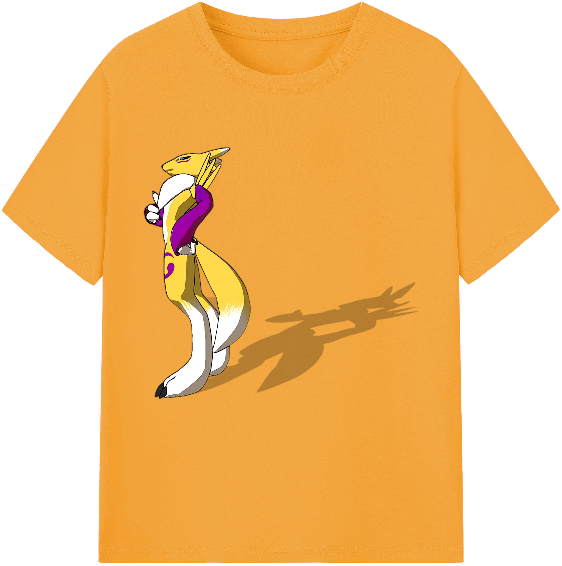 （画像用） Digimon デジタルモンスター/デジモン レディースカジュアルプリントTシャツ（綿100％）