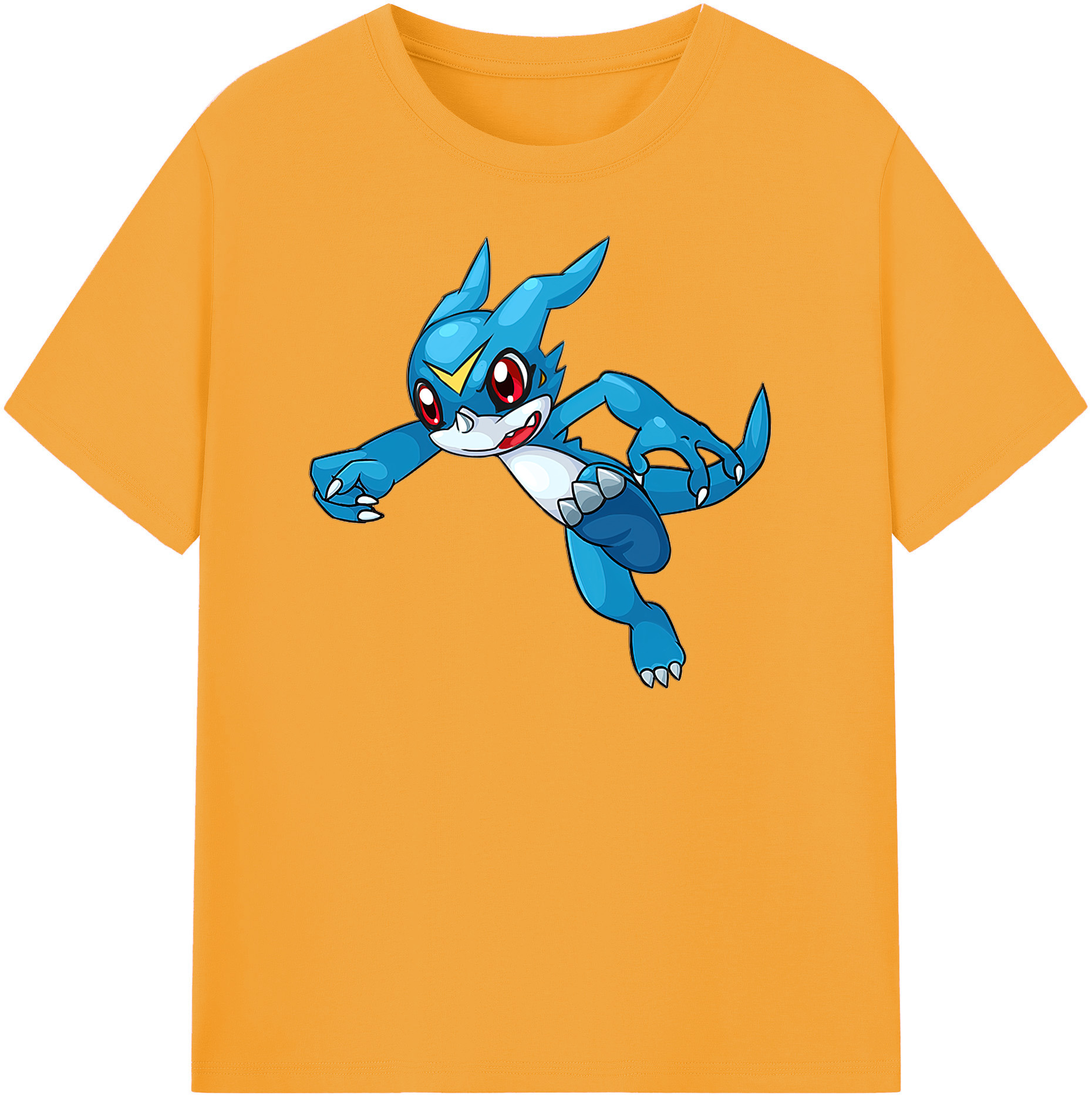 （画像用） Digimon デジタルモンスター/デジモン レディースカジュアルプリントTシャツ（綿100％）