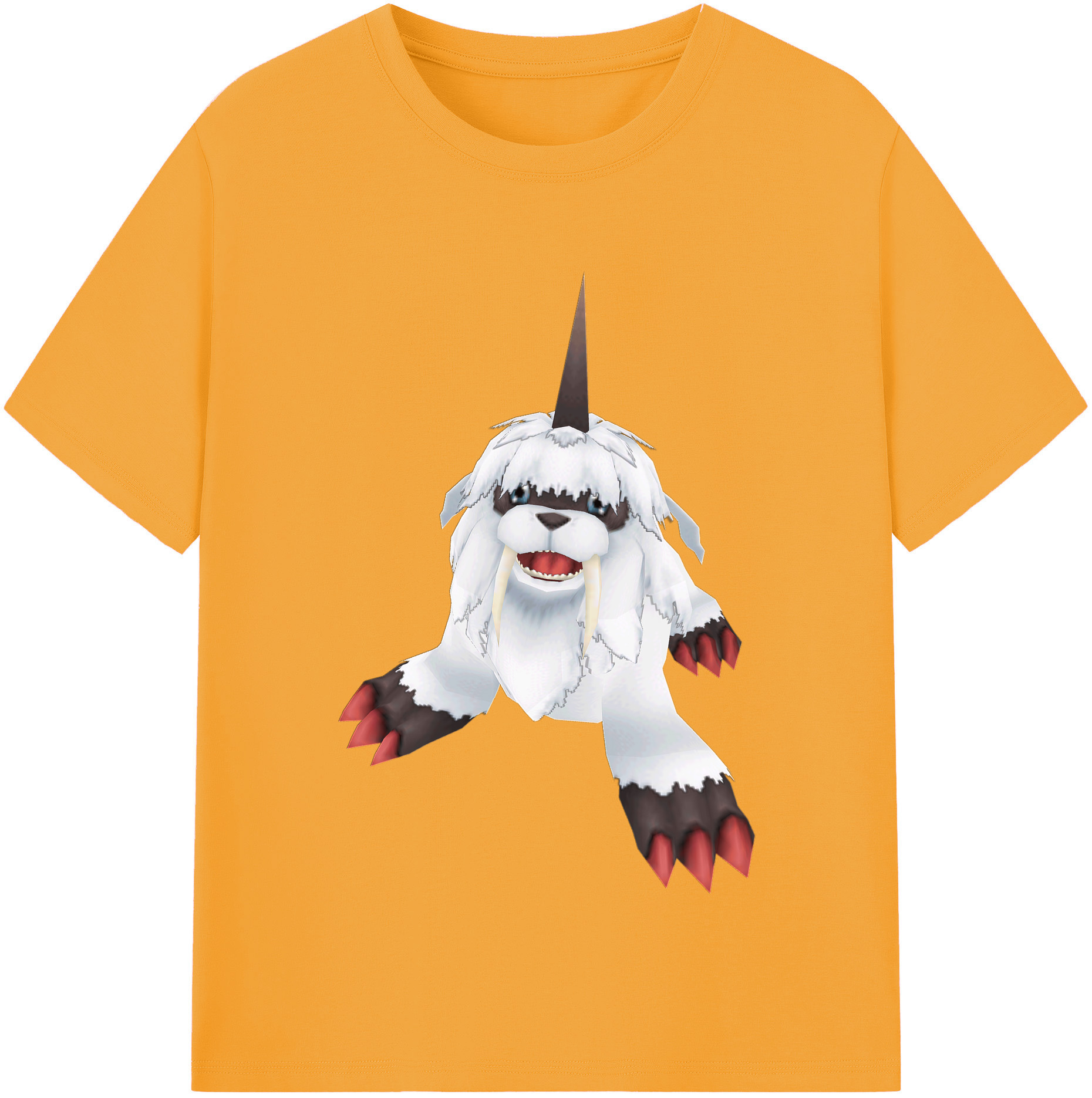 （画像用） Digimon デジタルモンスター/デジモン レディースカジュアルプリントTシャツ（綿100％）