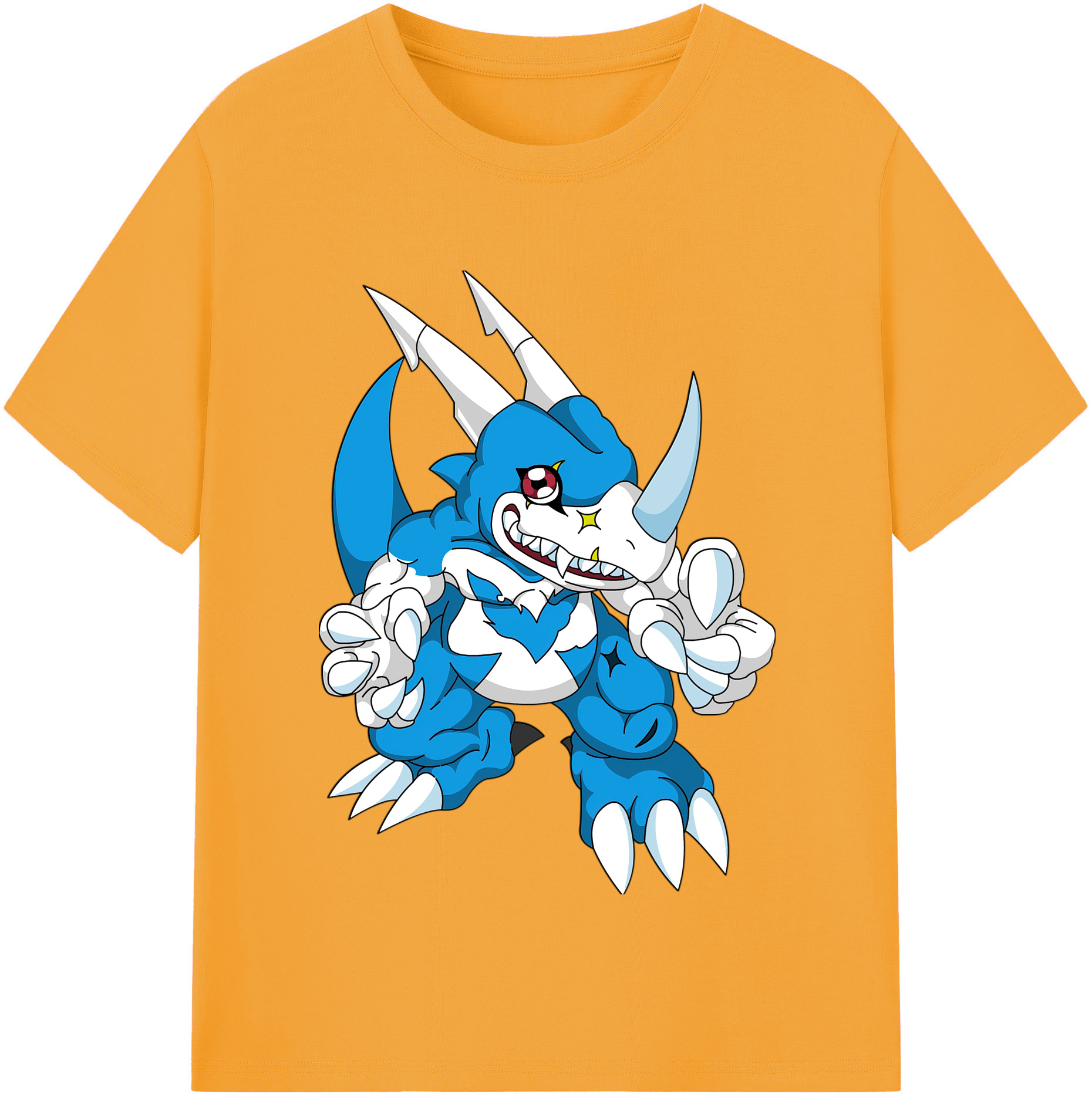 （画像用） Digimon デジタルモンスター/デジモン レディースカジュアルプリントTシャツ（綿100％）