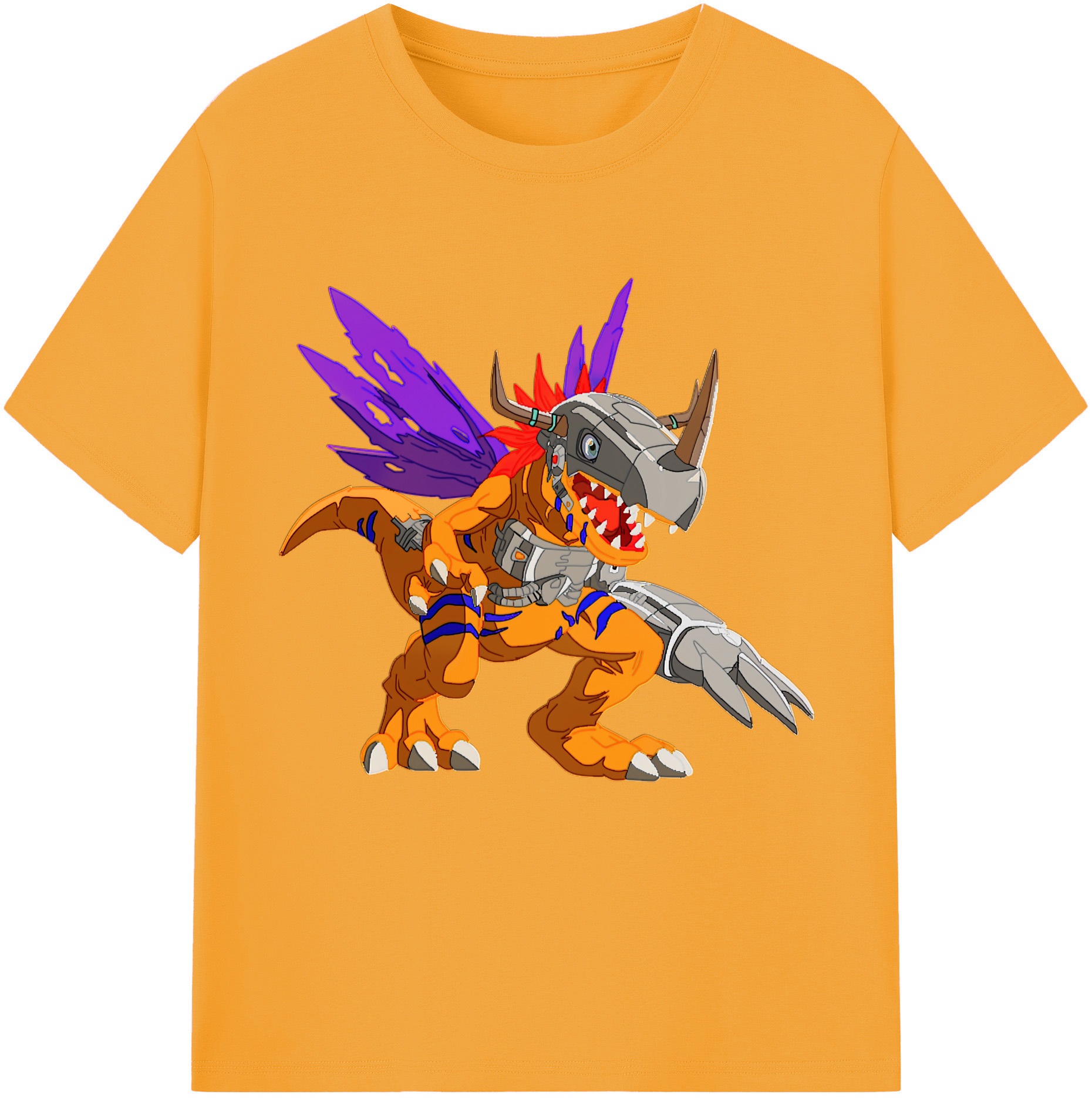 （画像用） Digimon デジタルモンスター/デジモン レディースカジュアルプリントTシャツ（綿100％）