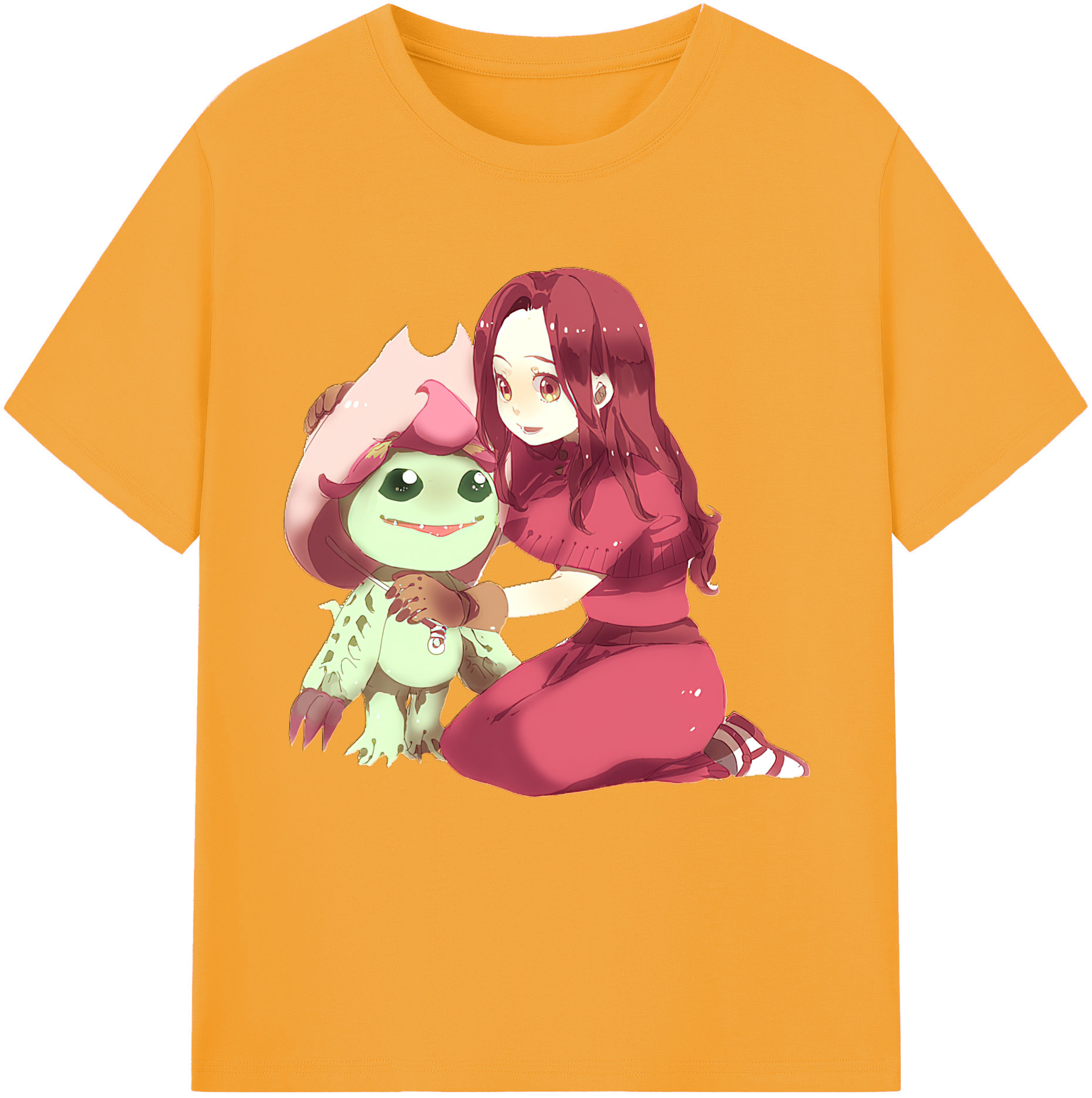 （画像用） Digimon デジタルモンスター/デジモン レディースカジュアルプリントTシャツ（綿100％）