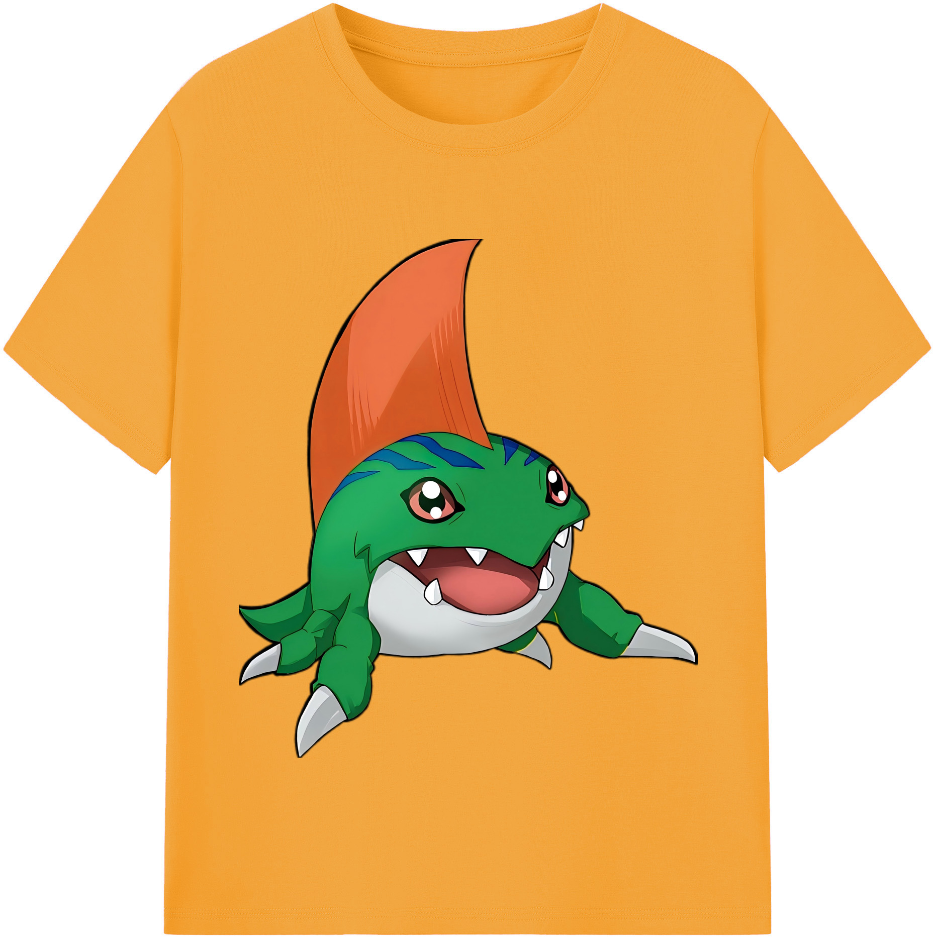 （画像用） Digimon デジタルモンスター/デジモン レディースカジュアルプリントTシャツ（綿100％）