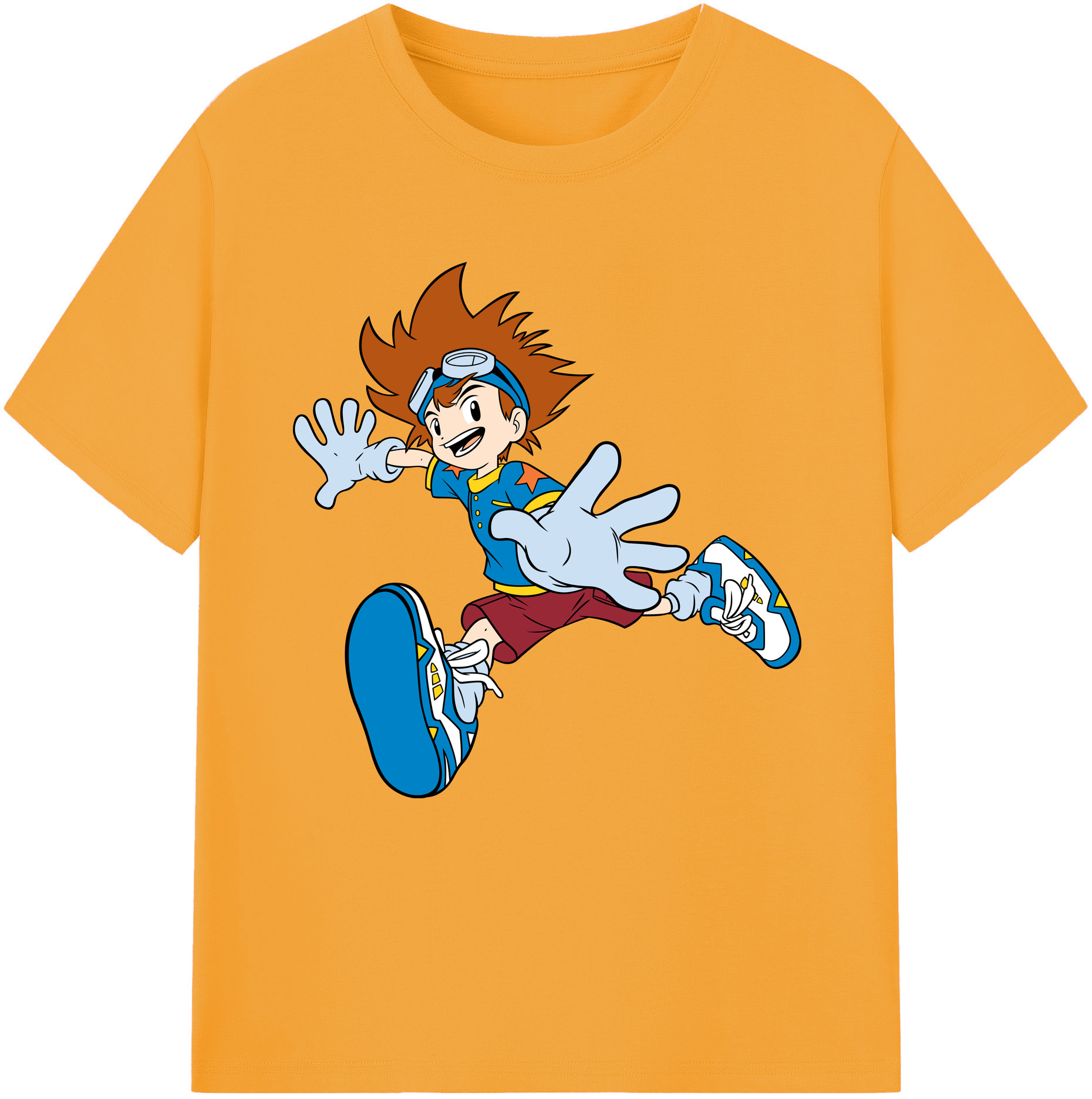 （画像用） Digimon デジタルモンスター/デジモン レディースカジュアルプリントTシャツ（綿100％）