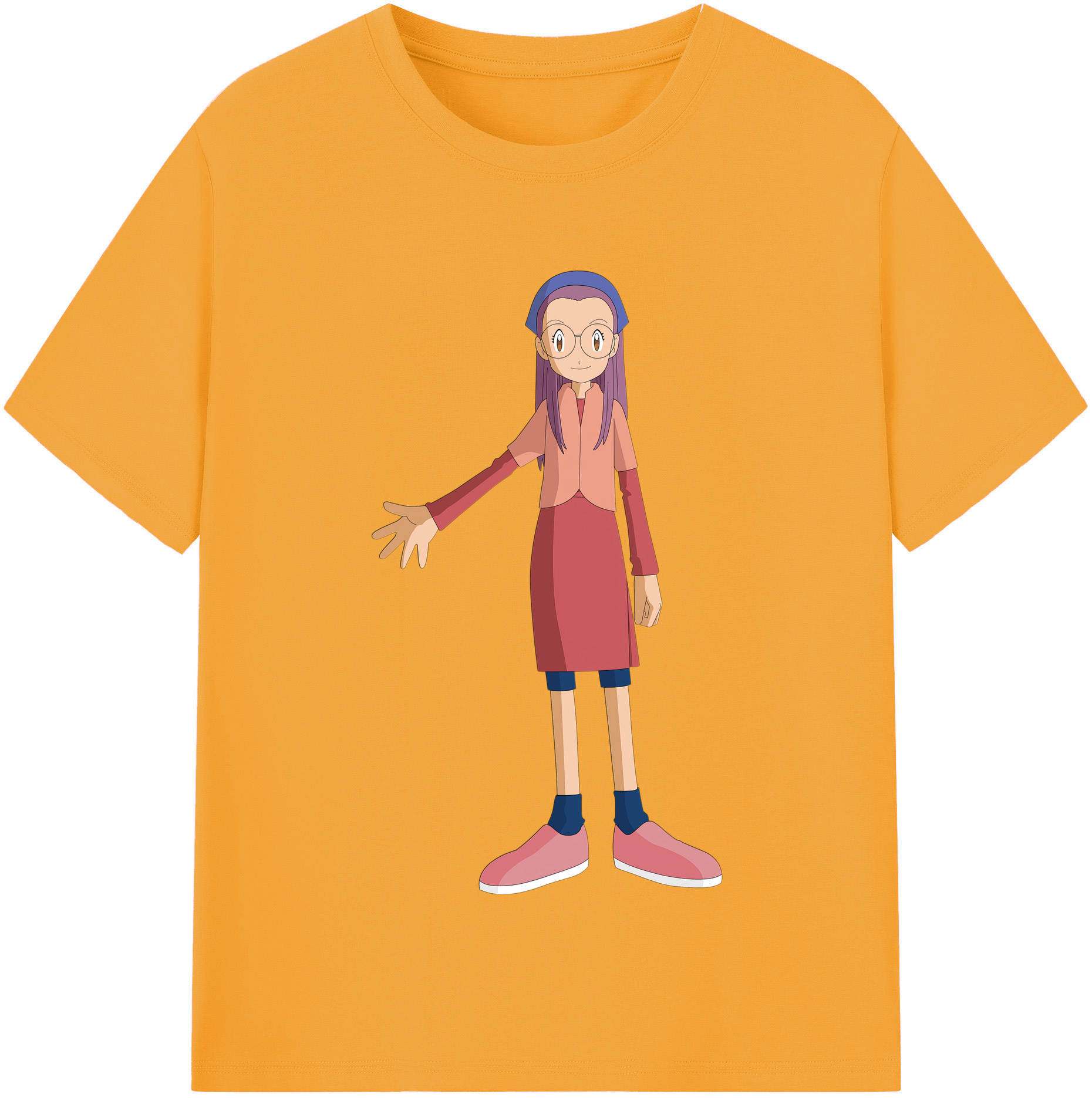 （画像用） Digimon デジタルモンスター/デジモン レディースカジュアルプリントTシャツ（綿100％）