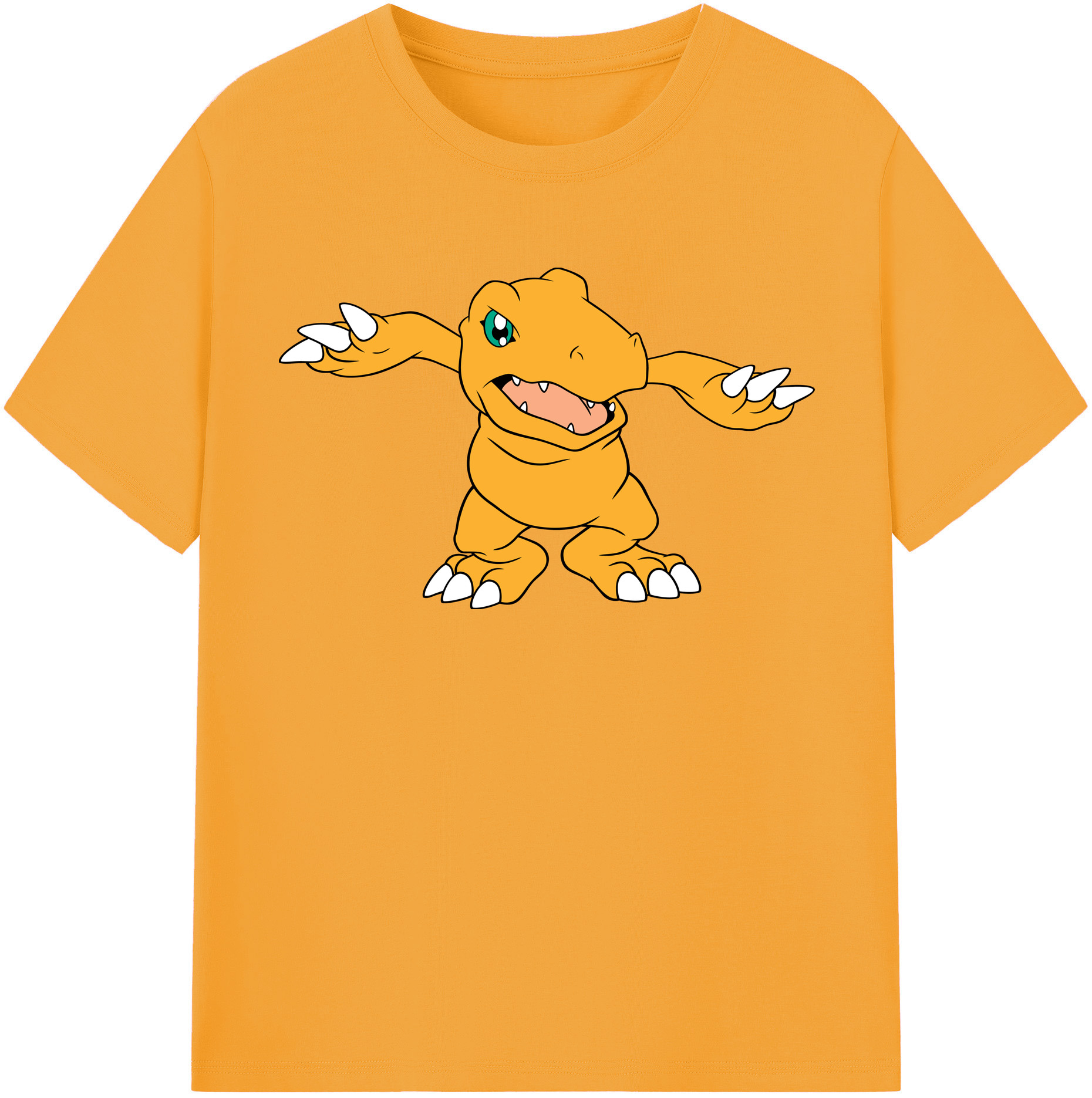 （画像用） Digimon デジタルモンスター/デジモン レディースカジュアルプリントTシャツ（綿100％）