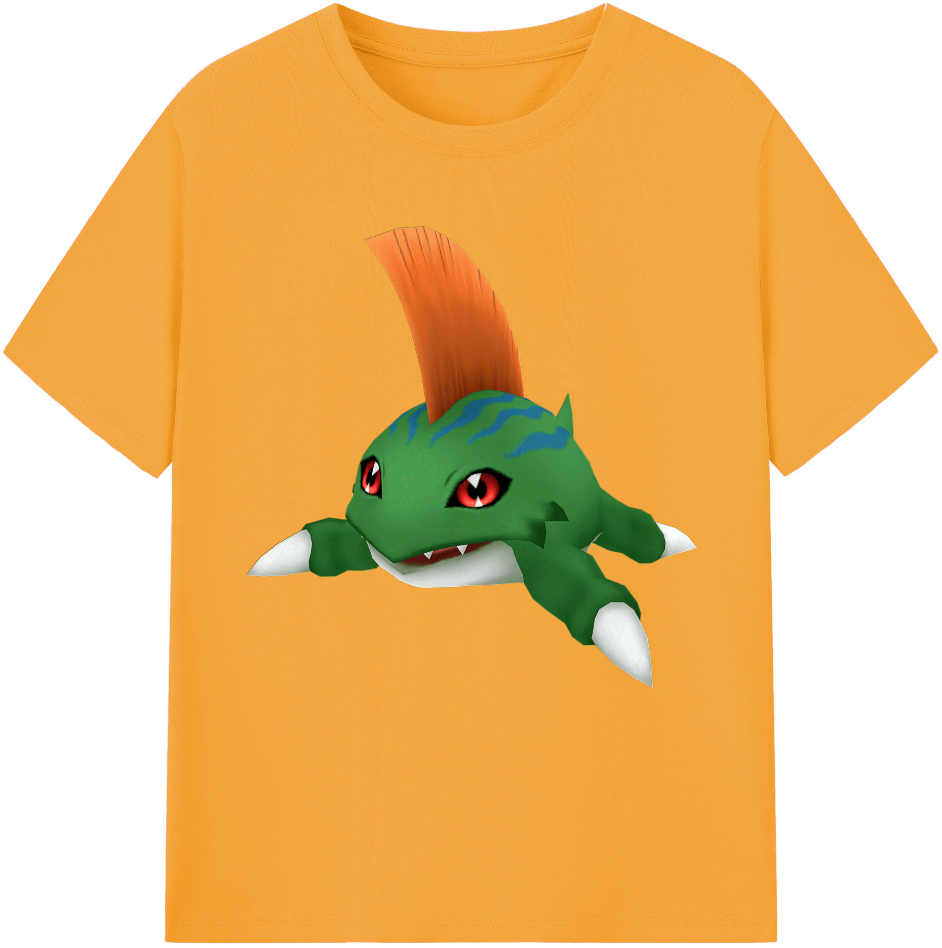 （画像用） Digimon デジタルモンスター/デジモン レディースカジュアルプリントTシャツ（綿100％）