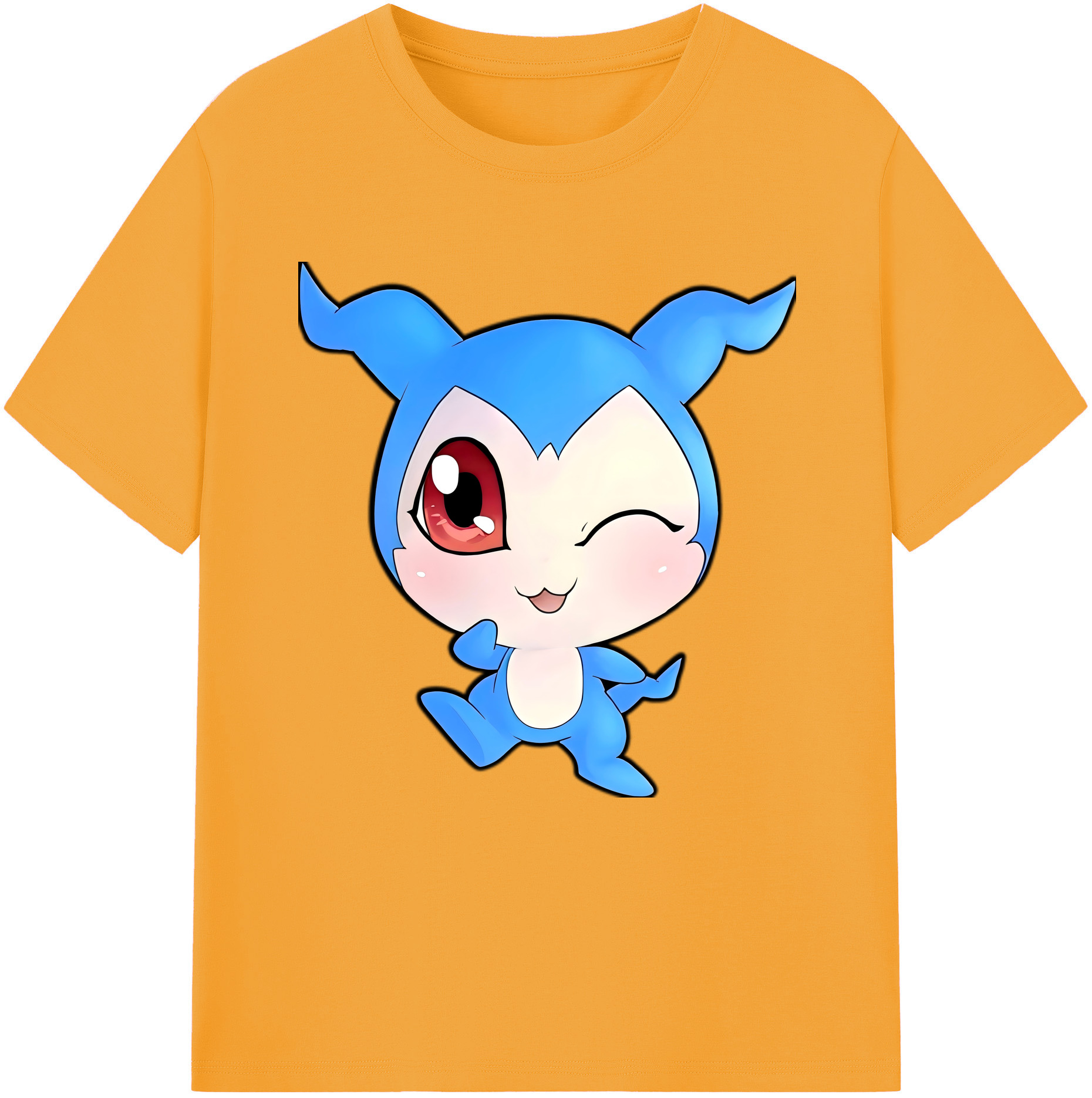 （画像用） Digimon デジタルモンスター/デジモン レディースカジュアルプリントTシャツ（綿100％）