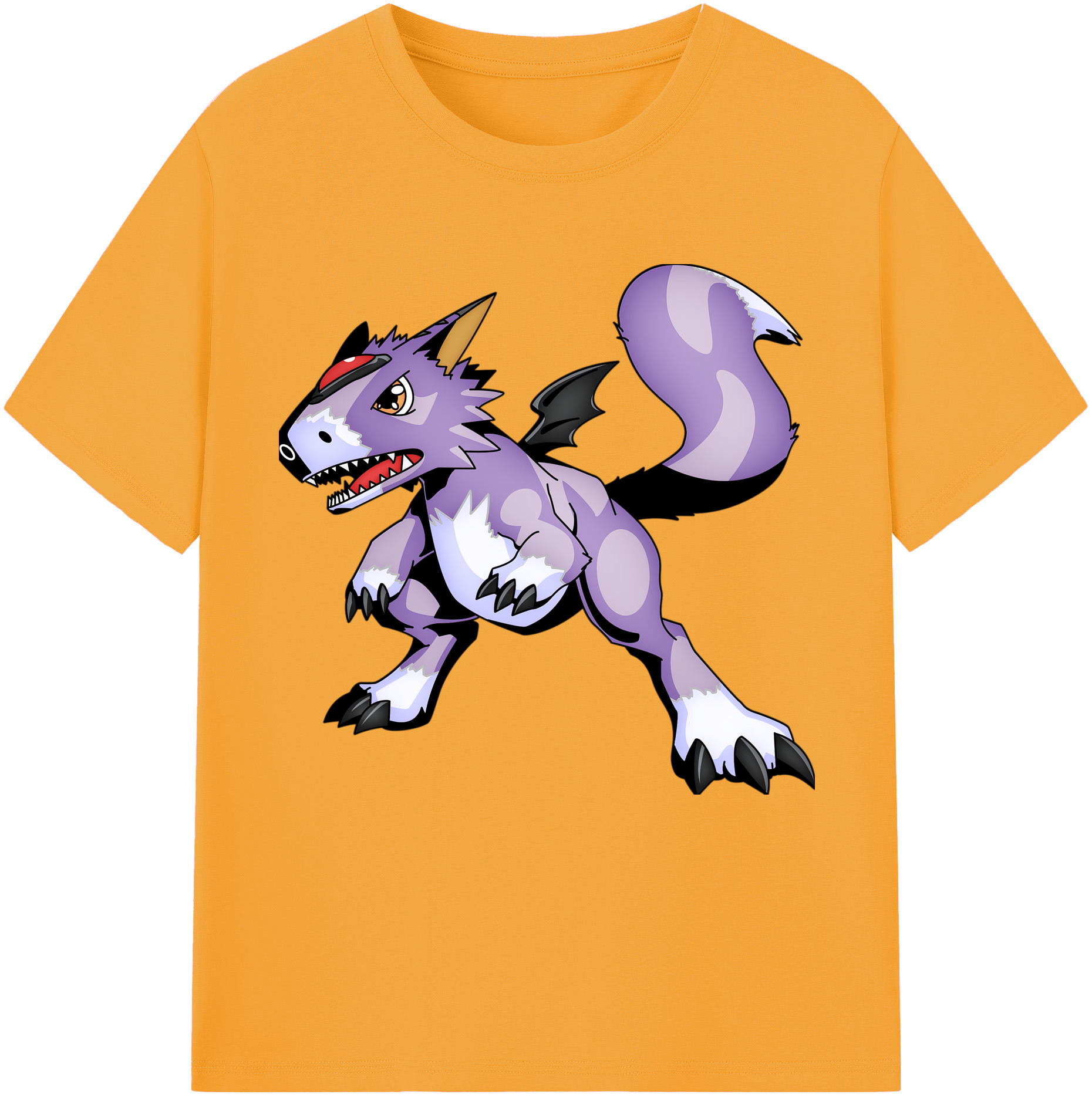 （画像用） Digimon デジタルモンスター/デジモン レディースカジュアルプリントTシャツ（綿100％）