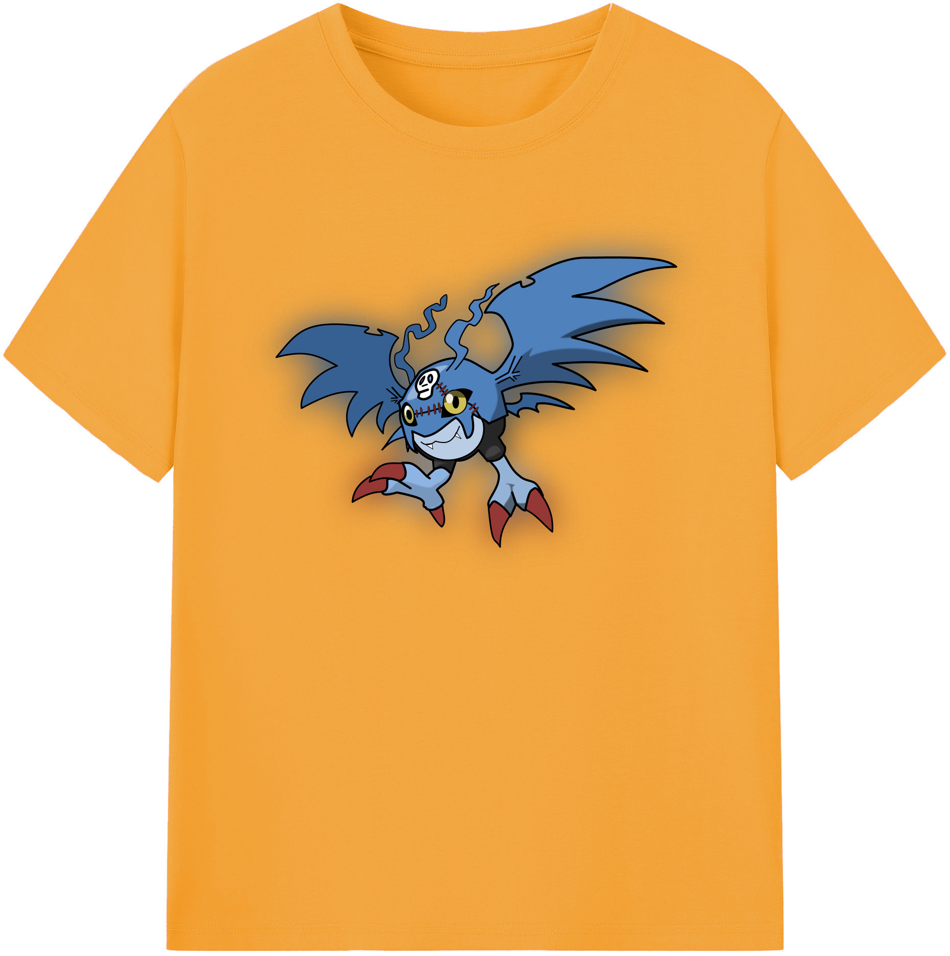 （画像用） Digimon デジタルモンスター/デジモン レディースカジュアルプリントTシャツ（綿100％）
