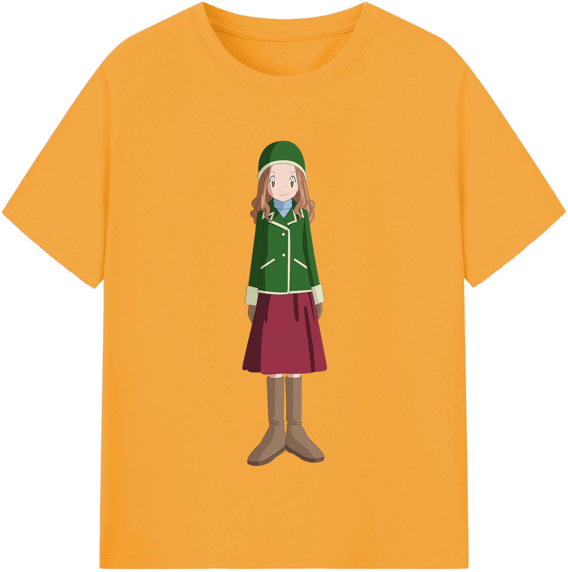 （画像用） Digimon デジタルモンスター/デジモン レディースカジュアルプリントTシャツ（綿100％）