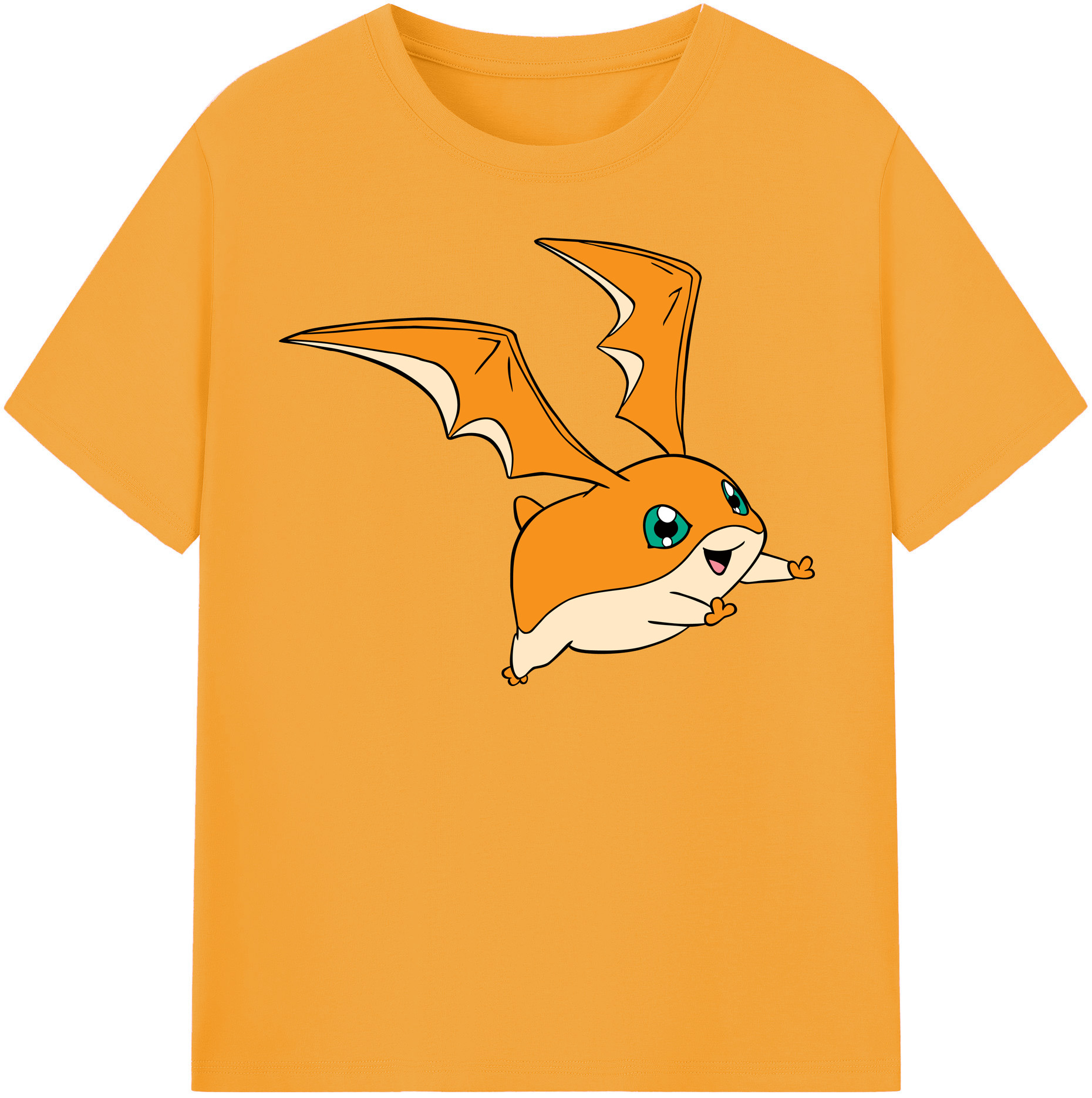 （画像用） Digimon デジタルモンスター/デジモン レディースカジュアルプリントTシャツ（綿100％）