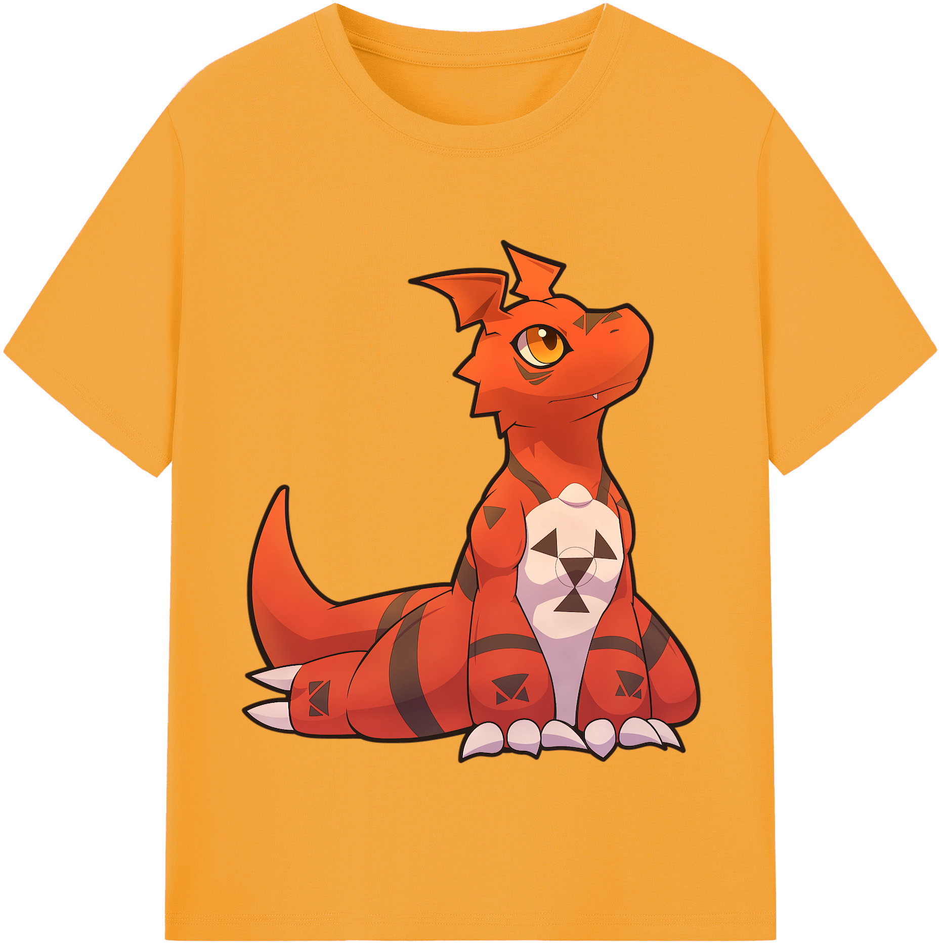 （画像用） Digimon デジタルモンスター/デジモン レディースカジュアルプリントTシャツ（綿100％）