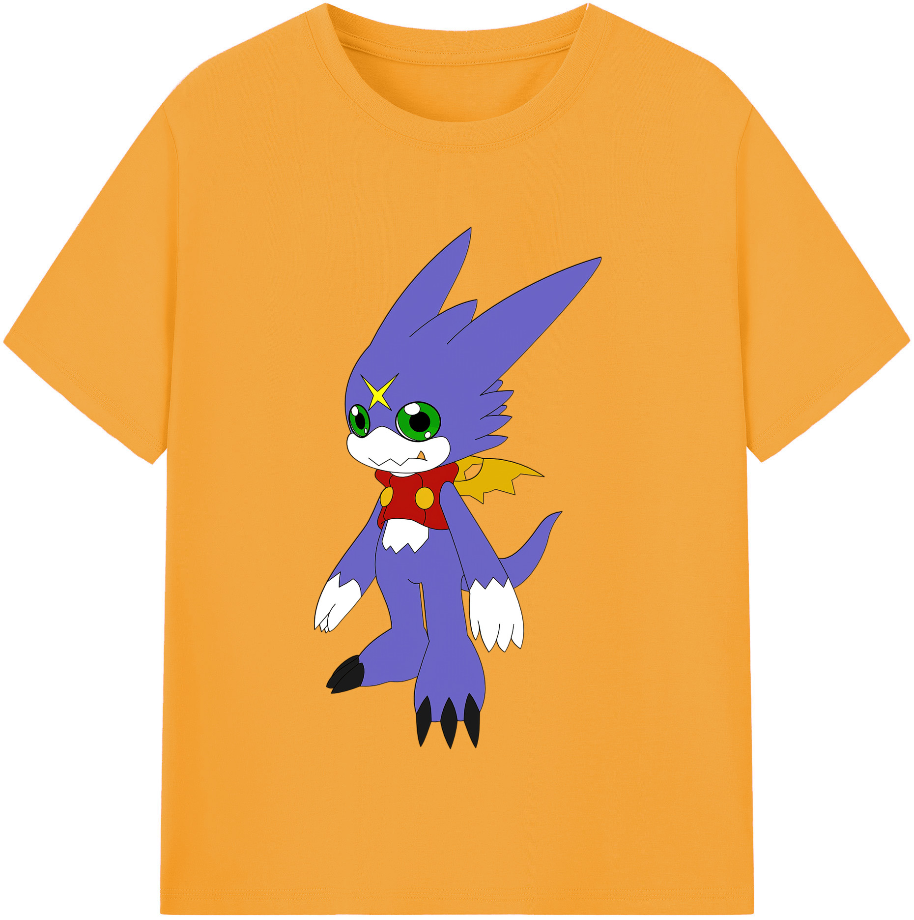 （画像用） Digimon デジタルモンスター/デジモン レディースカジュアルプリントTシャツ（綿100％）