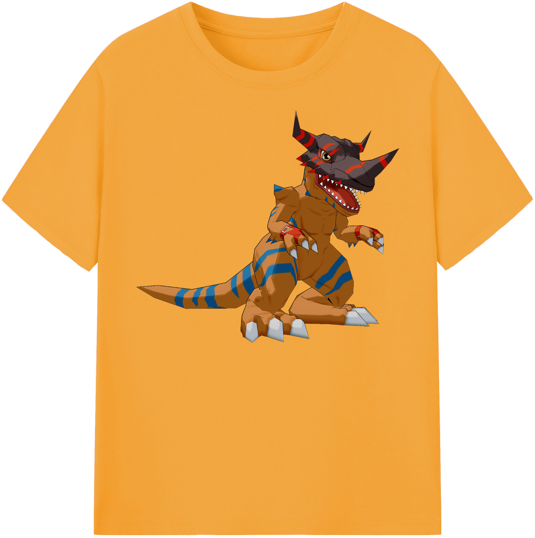 （画像用） Digimon デジタルモンスター/デジモン レディースカジュアルプリントTシャツ（綿100％）