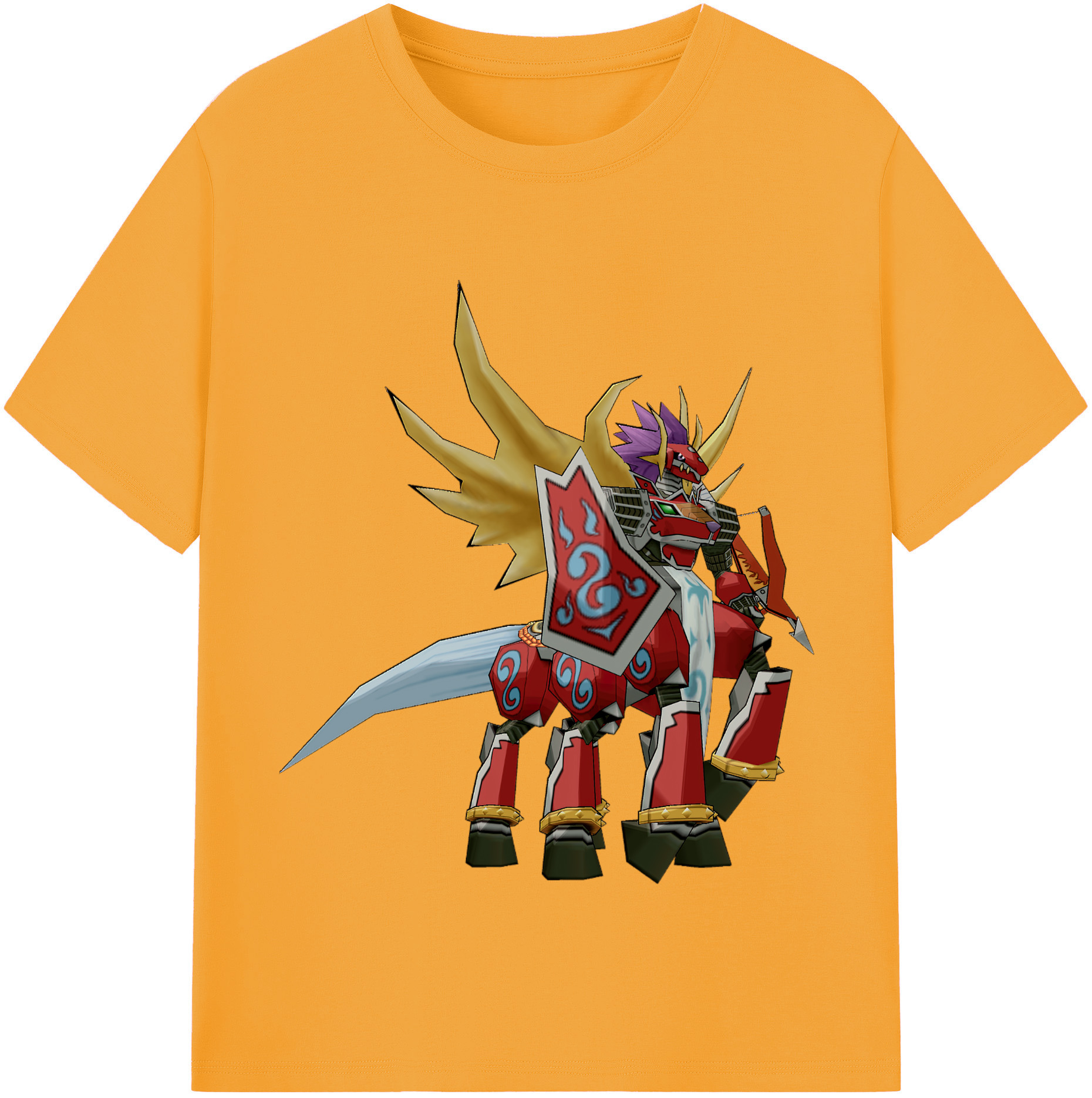 （画像用） Digimon デジタルモンスター/デジモン レディースカジュアルプリントTシャツ（綿100％）