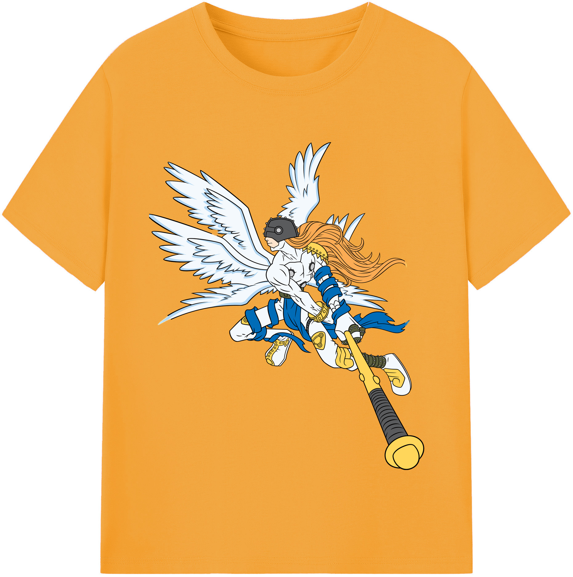 （画像用） Digimon デジタルモンスター/デジモン レディースカジュアルプリントTシャツ（綿100％）