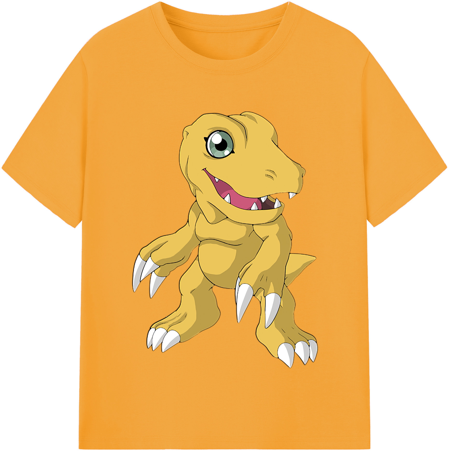 （画像用） Digimon デジタルモンスター/デジモン レディースカジュアルプリントTシャツ（綿100％）