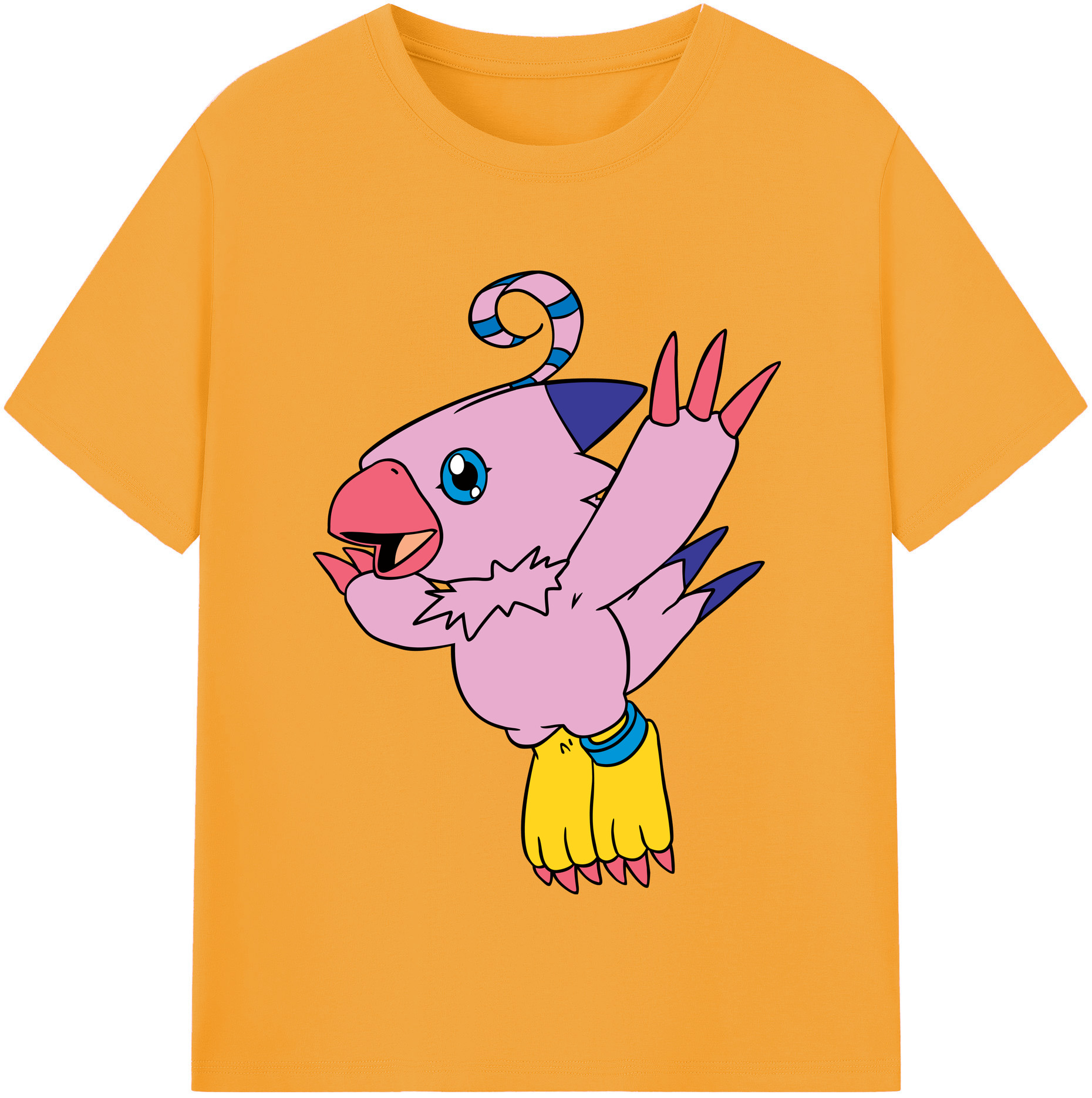 （画像用） Digimon デジタルモンスター/デジモン レディースカジュアルプリントTシャツ（綿100％）