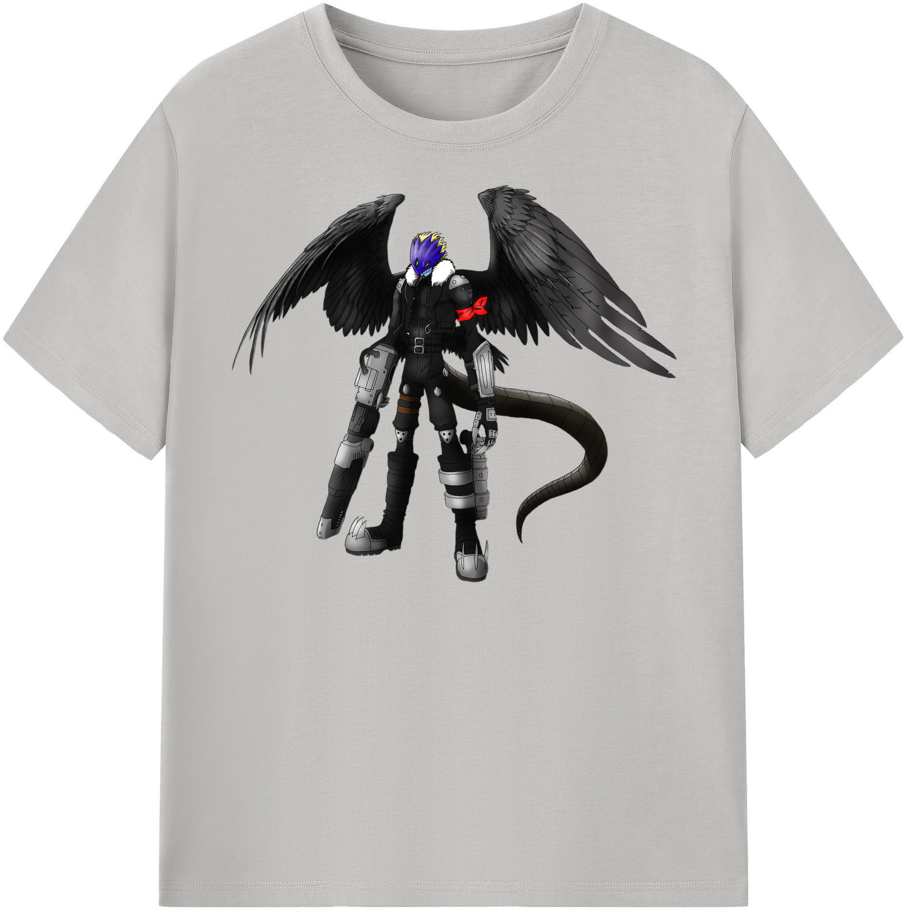 （画像用） Digimon デジタルモンスター/デジモン レディースカジュアルプリントTシャツ（綿100％）