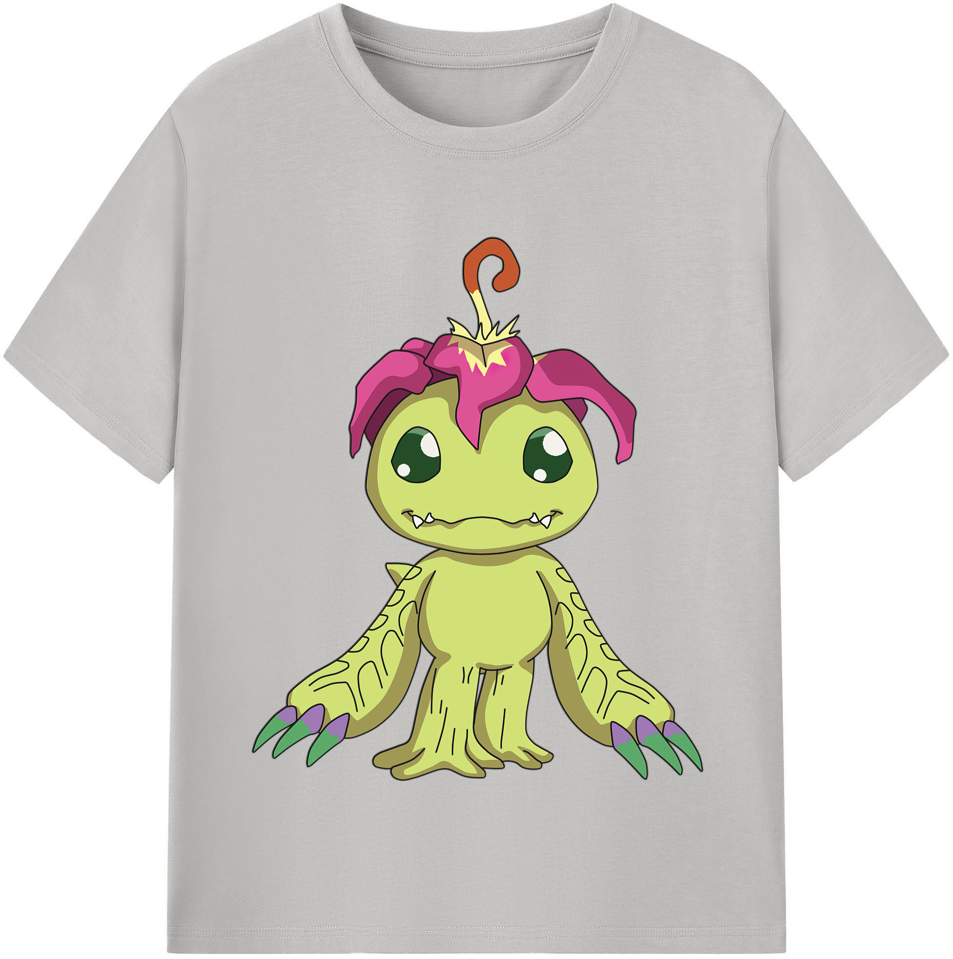 （画像用） Digimon デジタルモンスター/デジモン レディースカジュアルプリントTシャツ（綿100％）