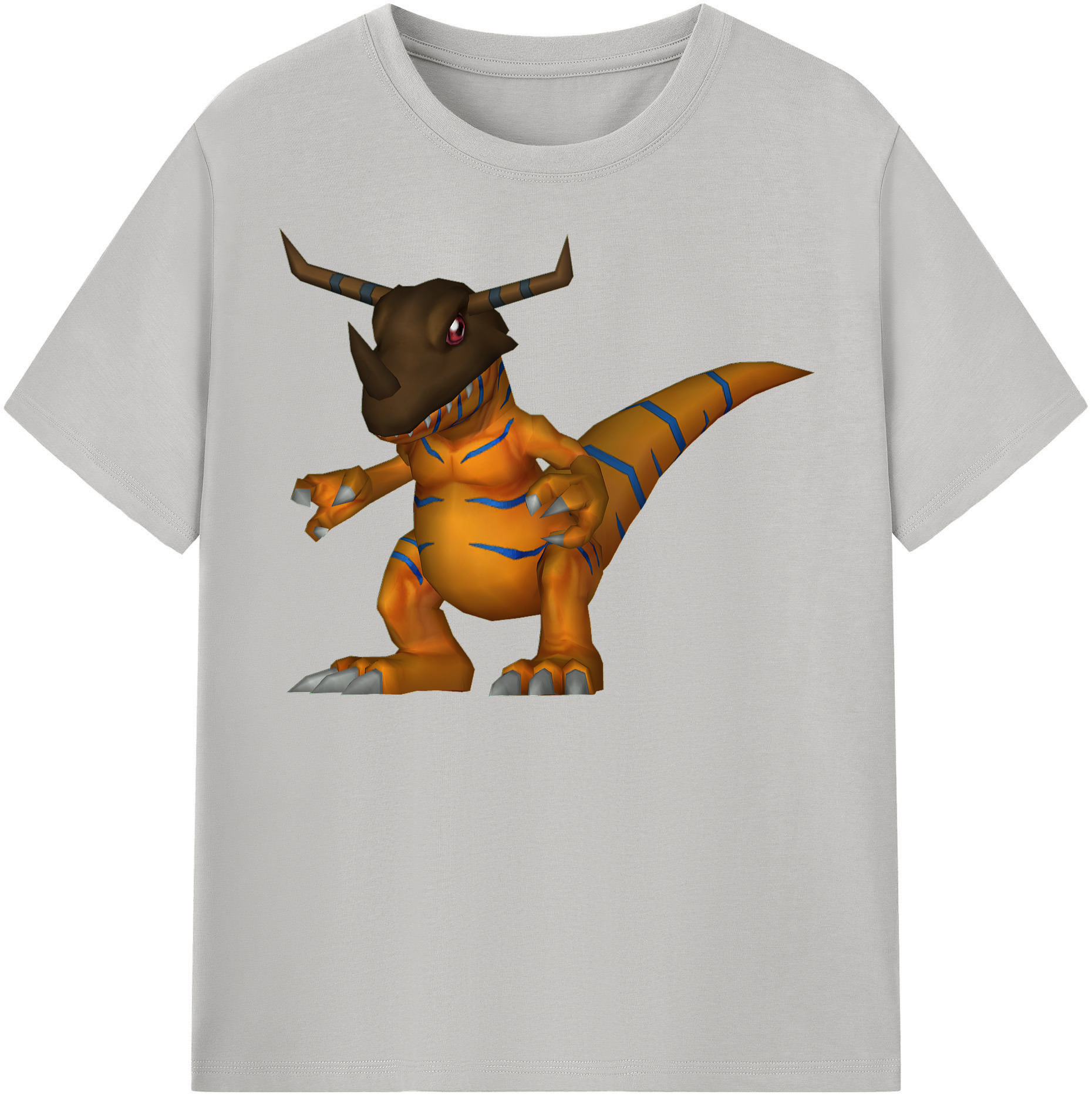 （画像用） Digimon デジタルモンスター/デジモン レディースカジュアルプリントTシャツ（綿100％）