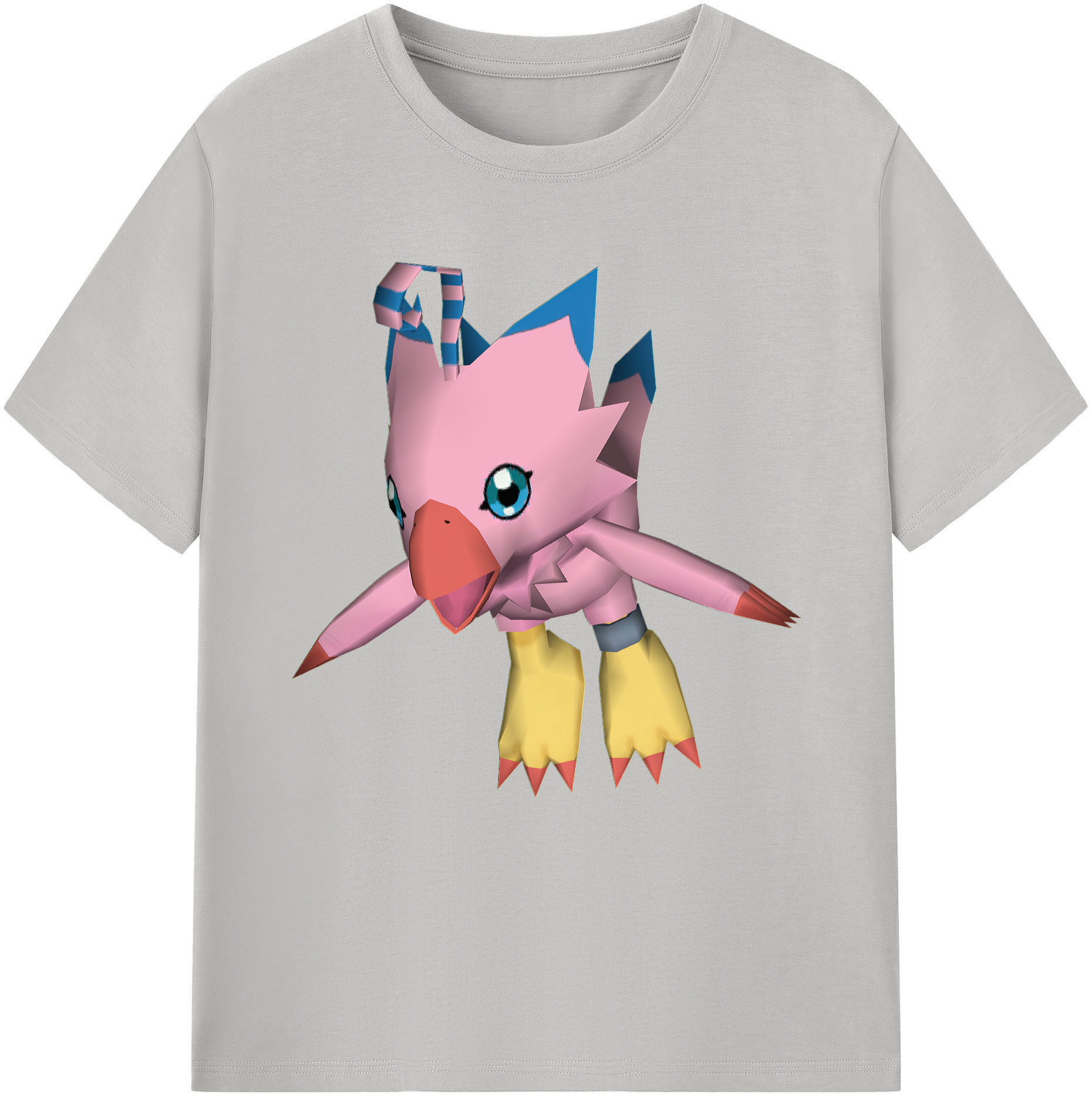 （画像用） Digimon デジタルモンスター/デジモン レディースカジュアルプリントTシャツ（綿100％）