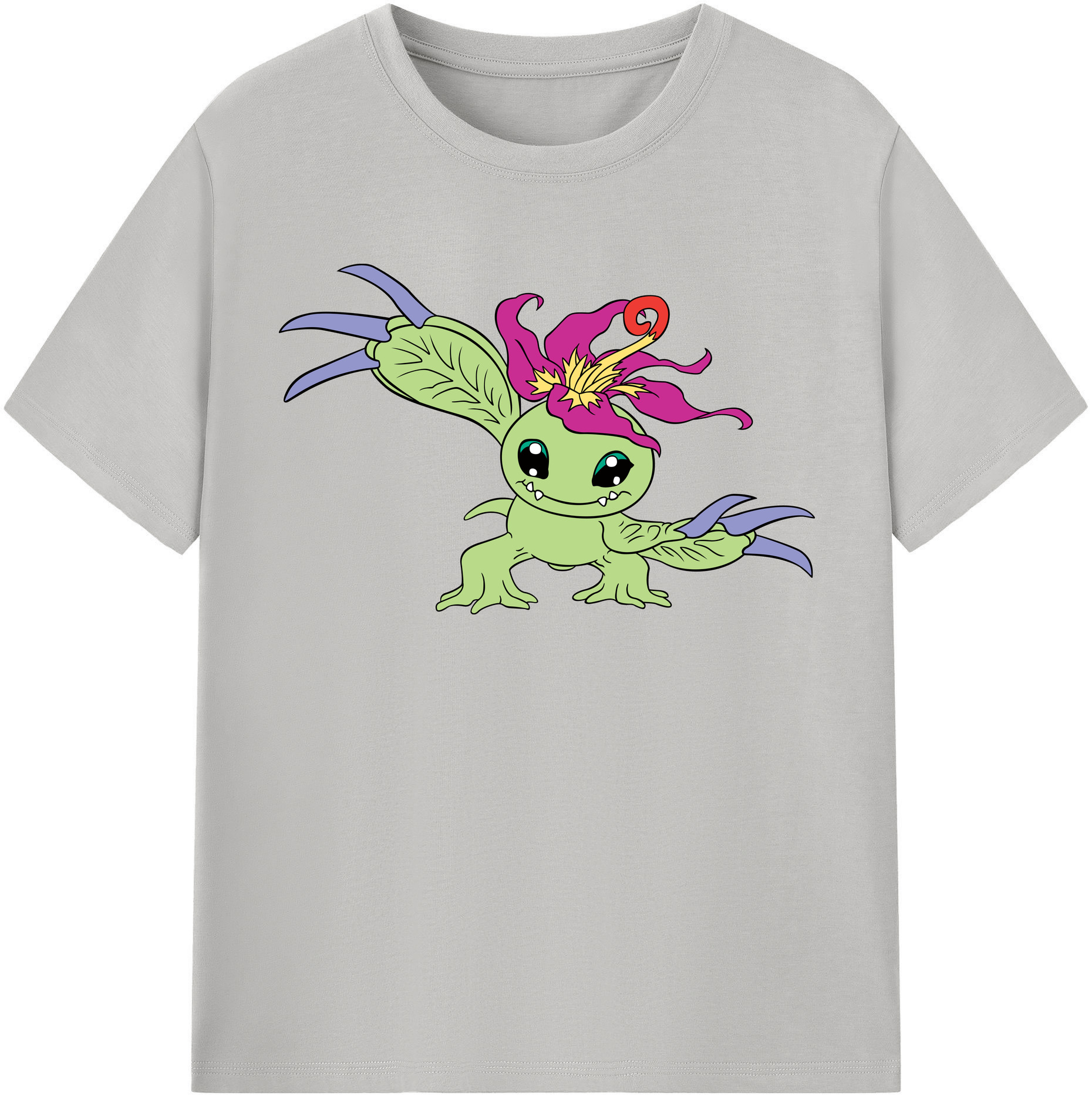 （画像用） Digimon デジタルモンスター/デジモン レディースカジュアルプリントTシャツ（綿100％）