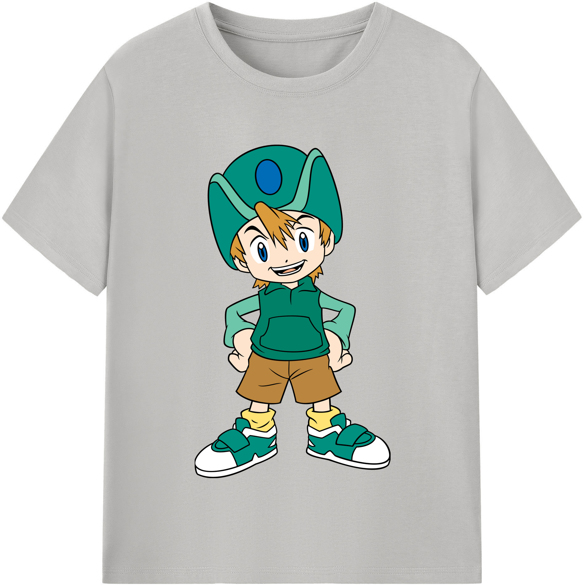 （画像用） Digimon デジタルモンスター/デジモン レディースカジュアルプリントTシャツ（綿100％）