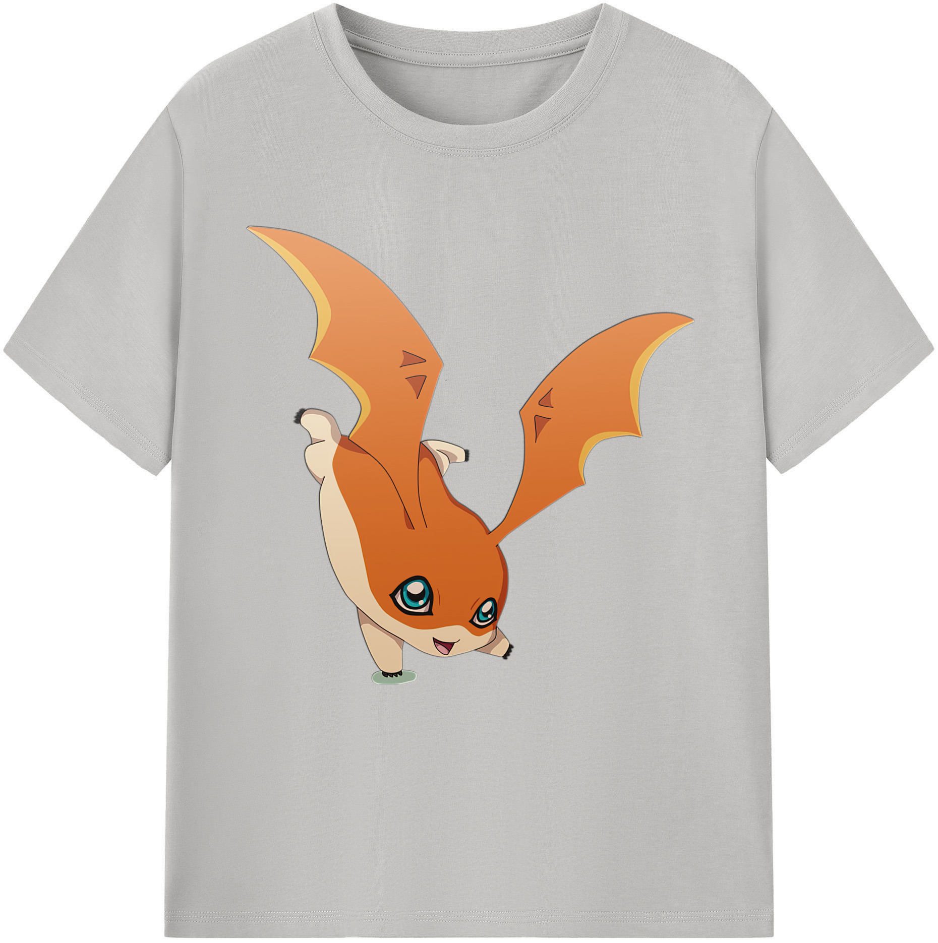 （画像用） Digimon デジタルモンスター/デジモン レディースカジュアルプリントTシャツ（綿100％）