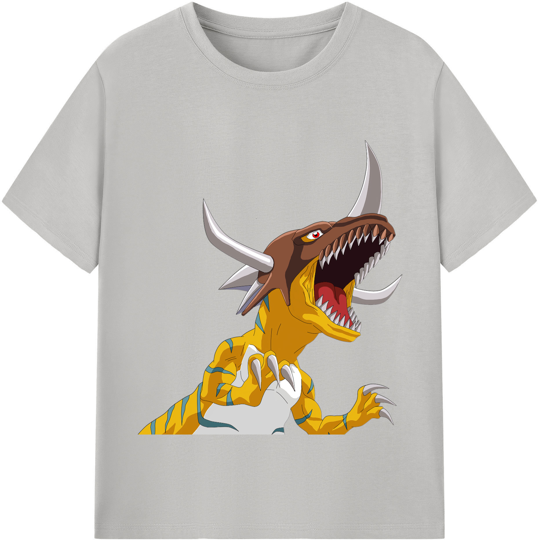 （画像用） Digimon デジタルモンスター/デジモン レディースカジュアルプリントTシャツ（綿100％）