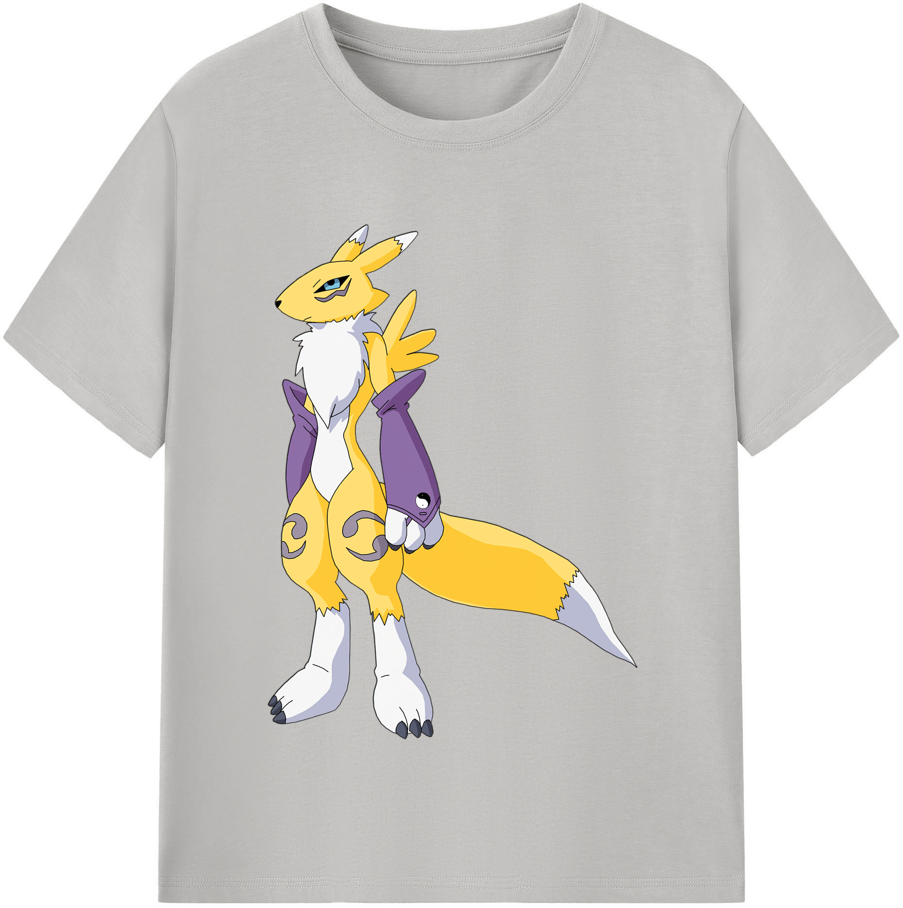 （画像用） Digimon デジタルモンスター/デジモン レディースカジュアルプリントTシャツ（綿100％）