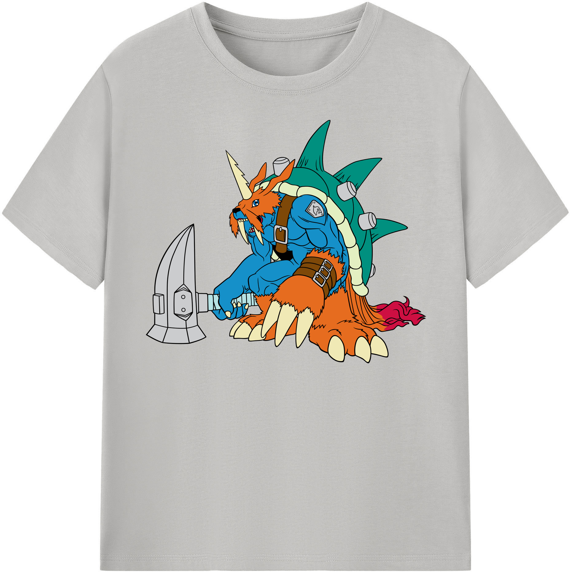 （画像用） Digimon デジタルモンスター/デジモン レディースカジュアルプリントTシャツ（綿100％）