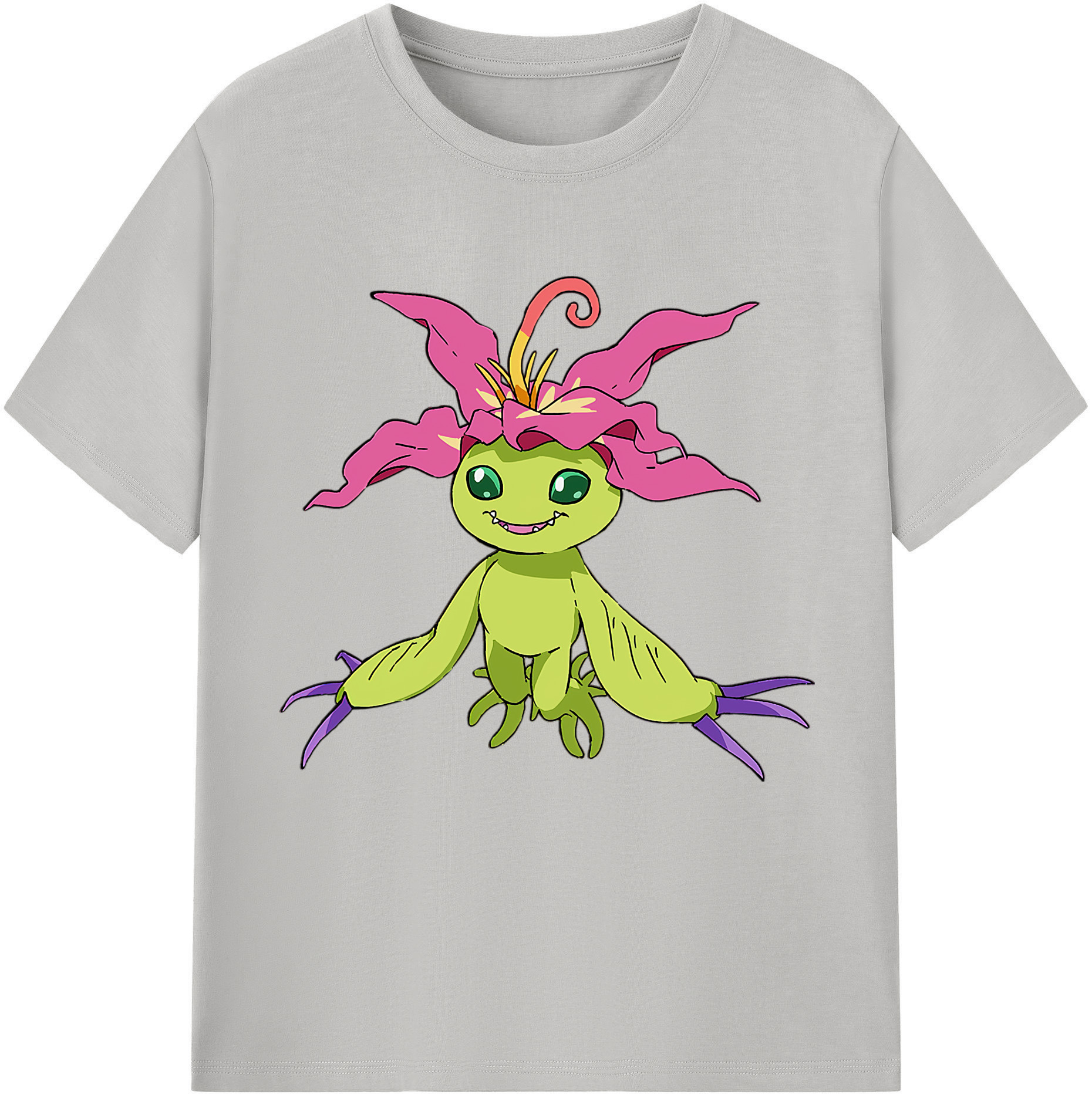 （画像用） Digimon デジタルモンスター/デジモン レディースカジュアルプリントTシャツ（綿100％）