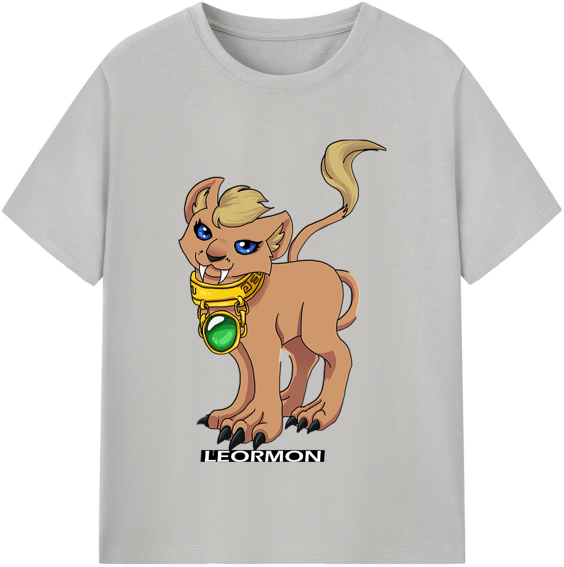 （画像用） Digimon デジタルモンスター/デジモン レディースカジュアルプリントTシャツ（綿100％）