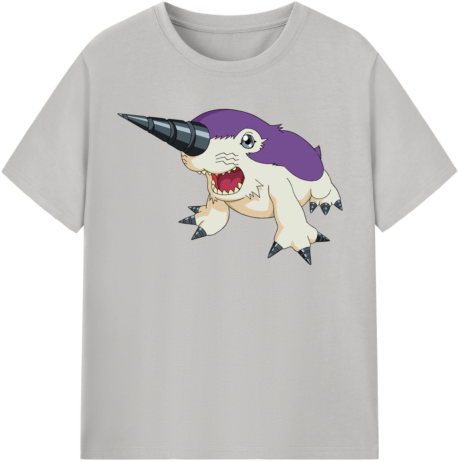 （画像用） Digimon デジタルモンスター/デジモン レディースカジュアルプリントTシャツ（綿100％）