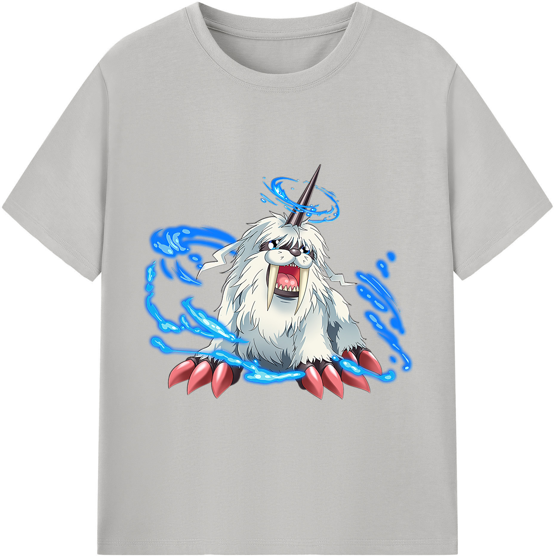 （画像用） Digimon デジタルモンスター/デジモン レディースカジュアルプリントTシャツ（綿100％）