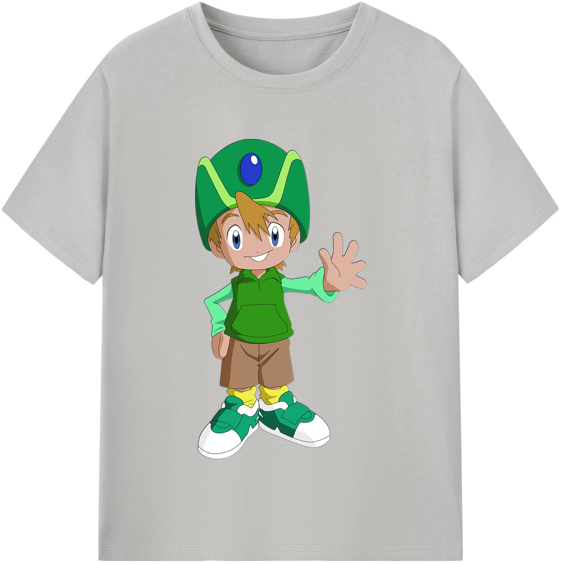 （画像用） Digimon デジタルモンスター/デジモン レディースカジュアルプリントTシャツ（綿100％）