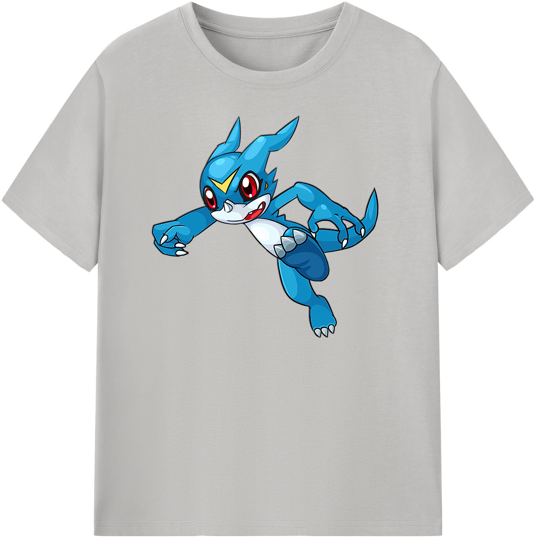 （画像用） Digimon デジタルモンスター/デジモン レディースカジュアルプリントTシャツ（綿100％）